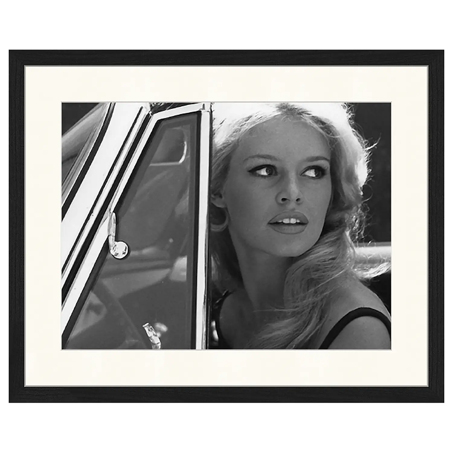 Bardot Brigitte driving Bild