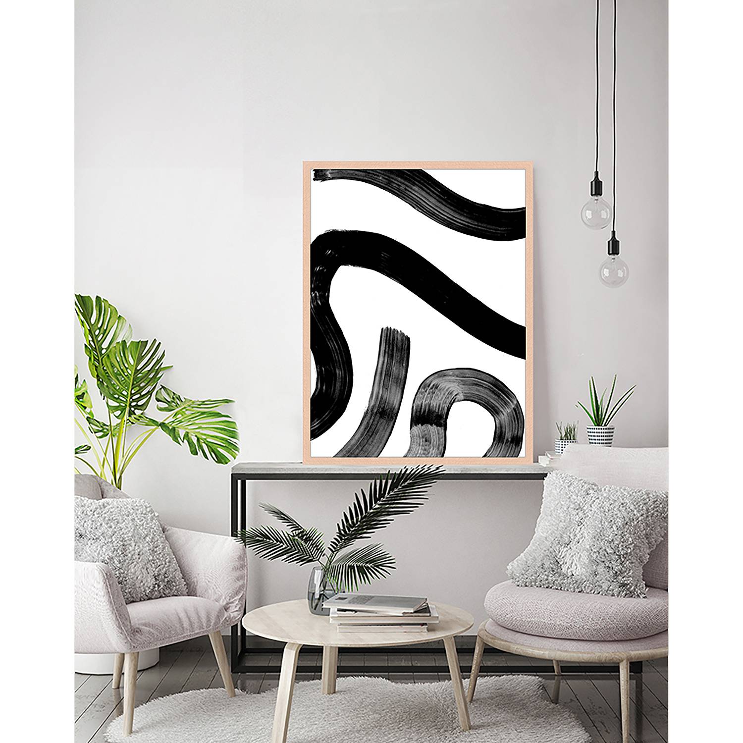 Image of Tableau déco Abstract Watercolor Stroke 000000001000280377