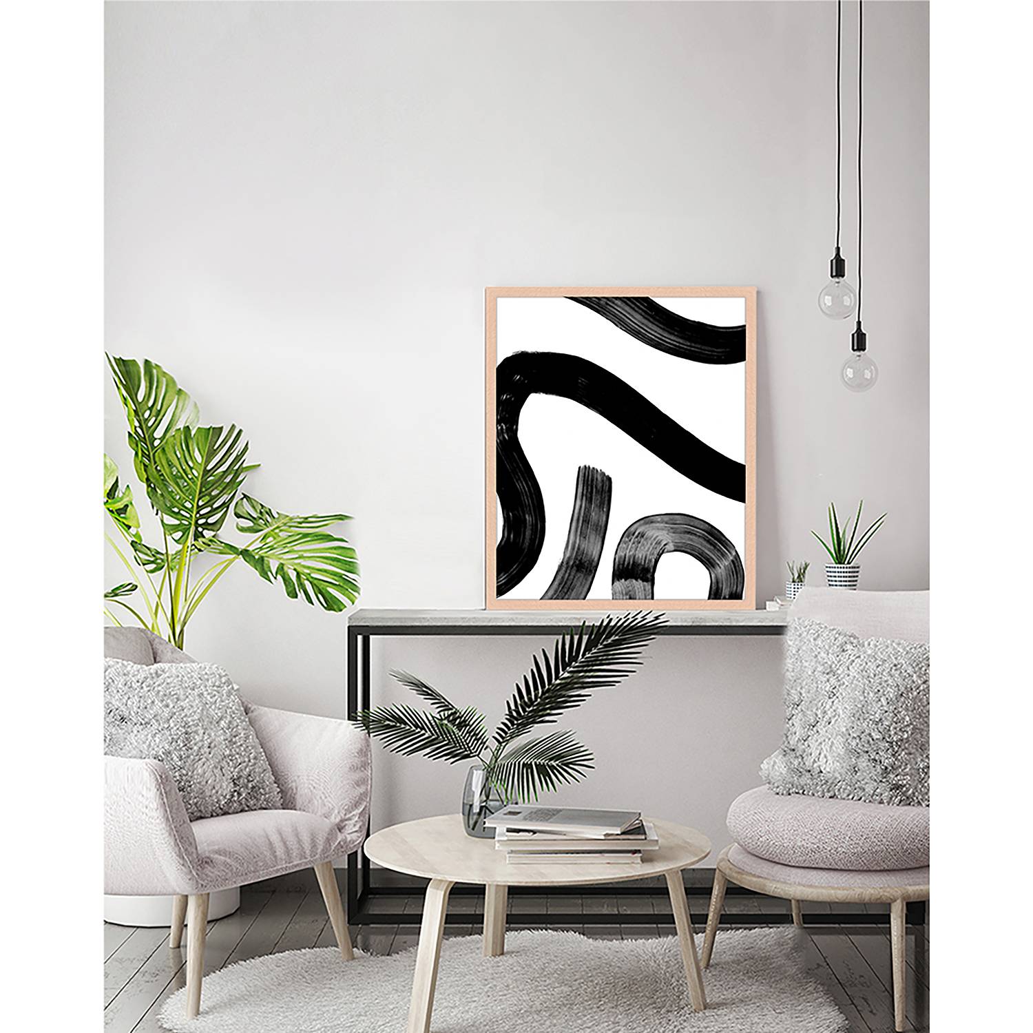Image of Tableau déco Abstract Watercolor Stroke 000000001000280378