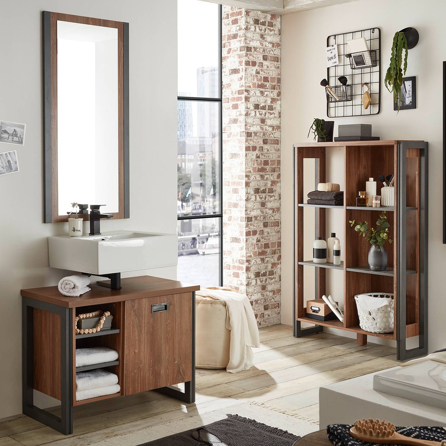 home24 Badezimmerset Marton V (3-teilig)