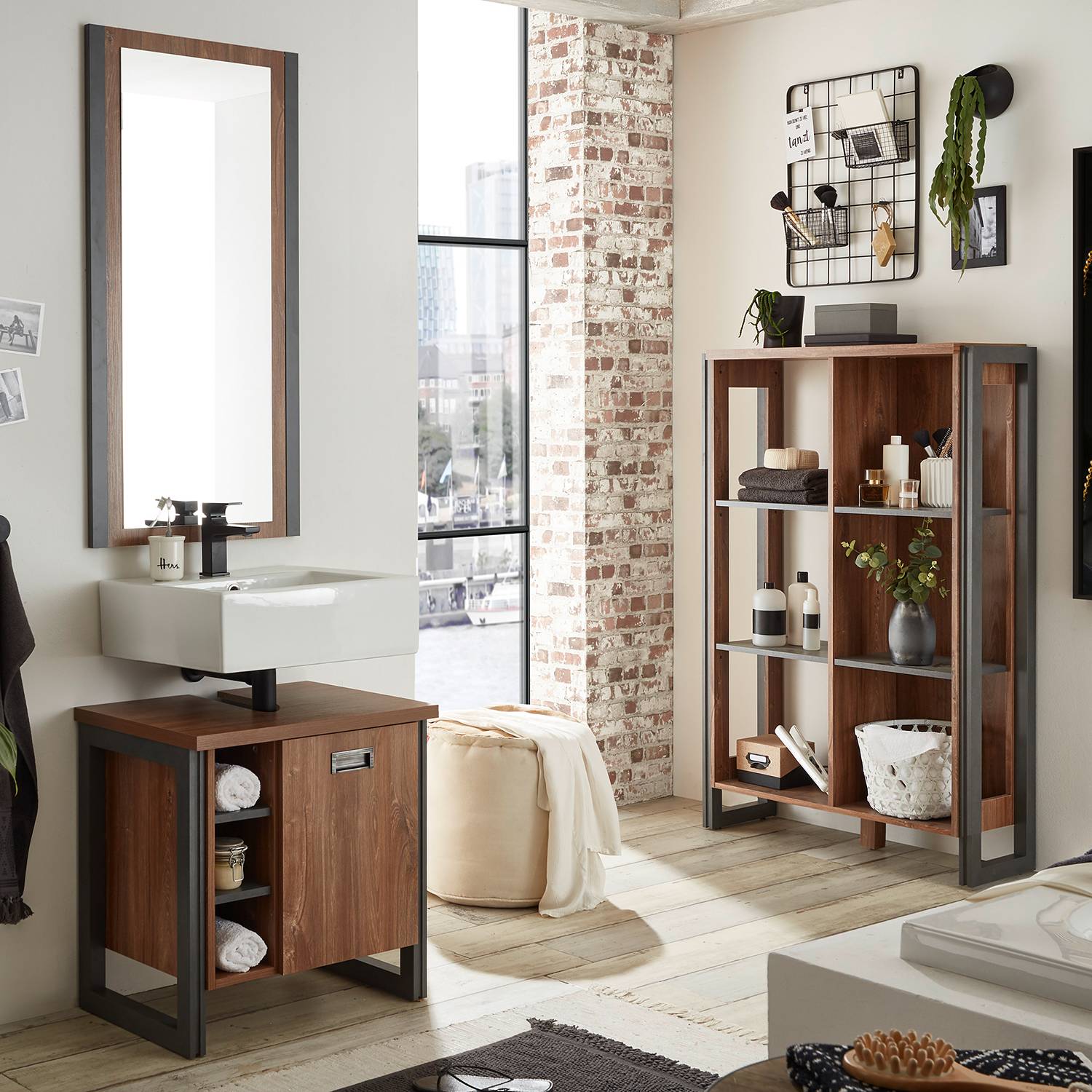 home24 Badezimmerset Marton II (3-teilig)