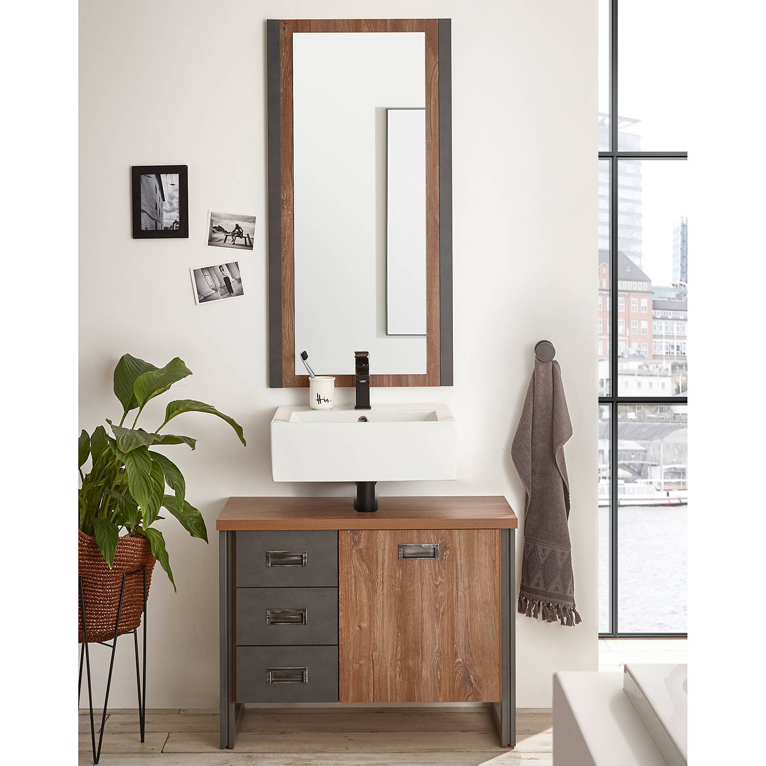 home24 Badezimmerset Marton VII (2-teilig)
