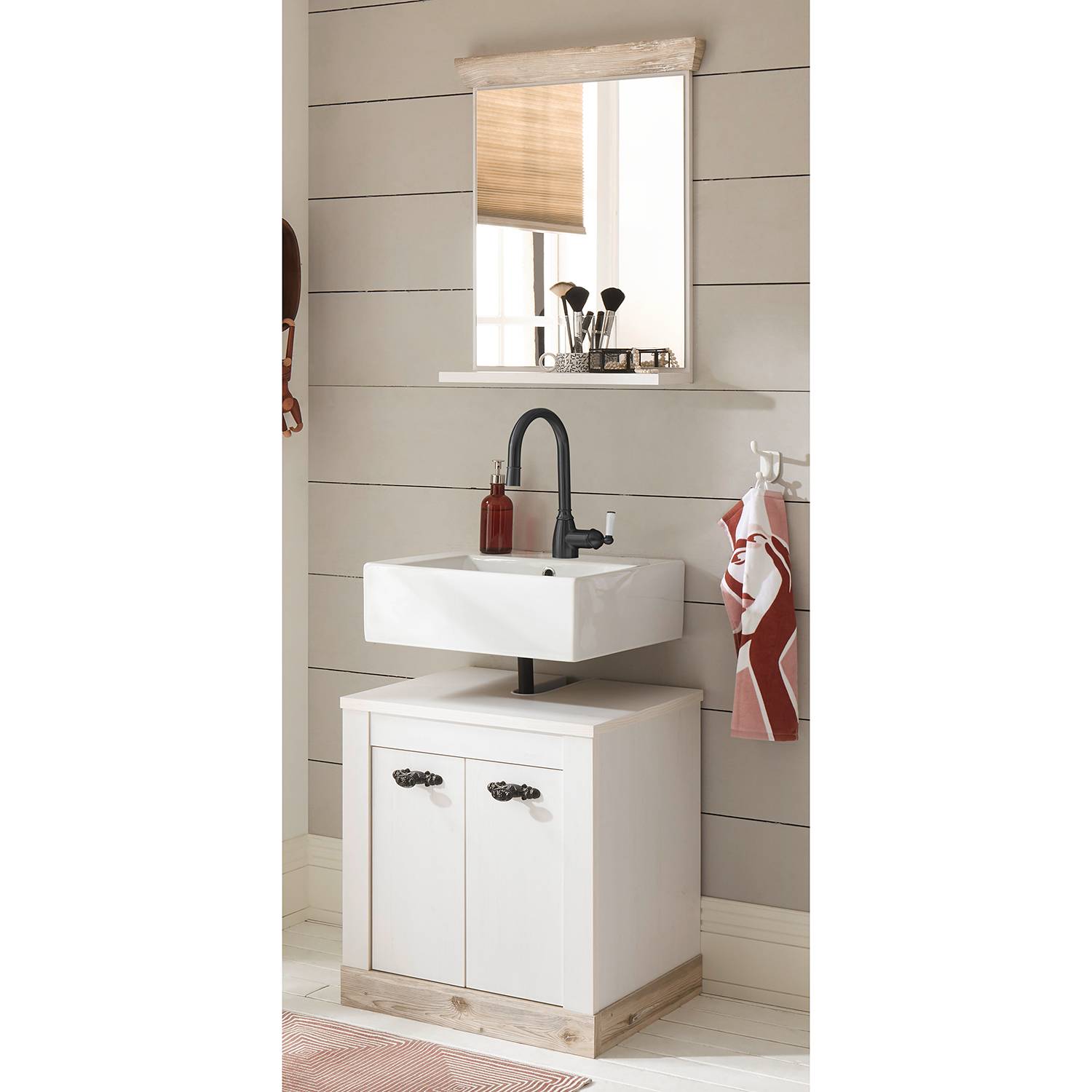 home24 Badezimmerset Lewk I (2-teilig)