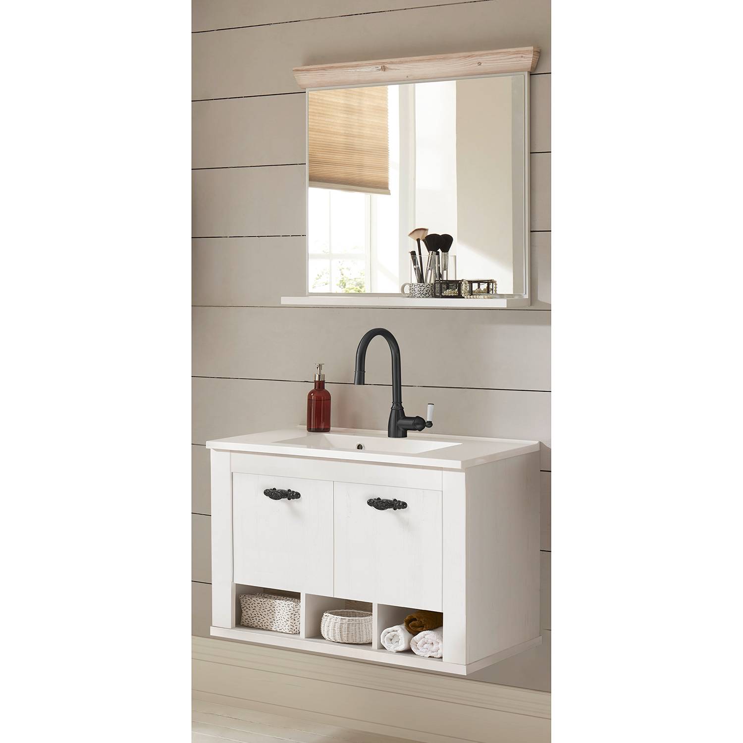 home24 Badezimmerset Lewk XIV (2-teilig)