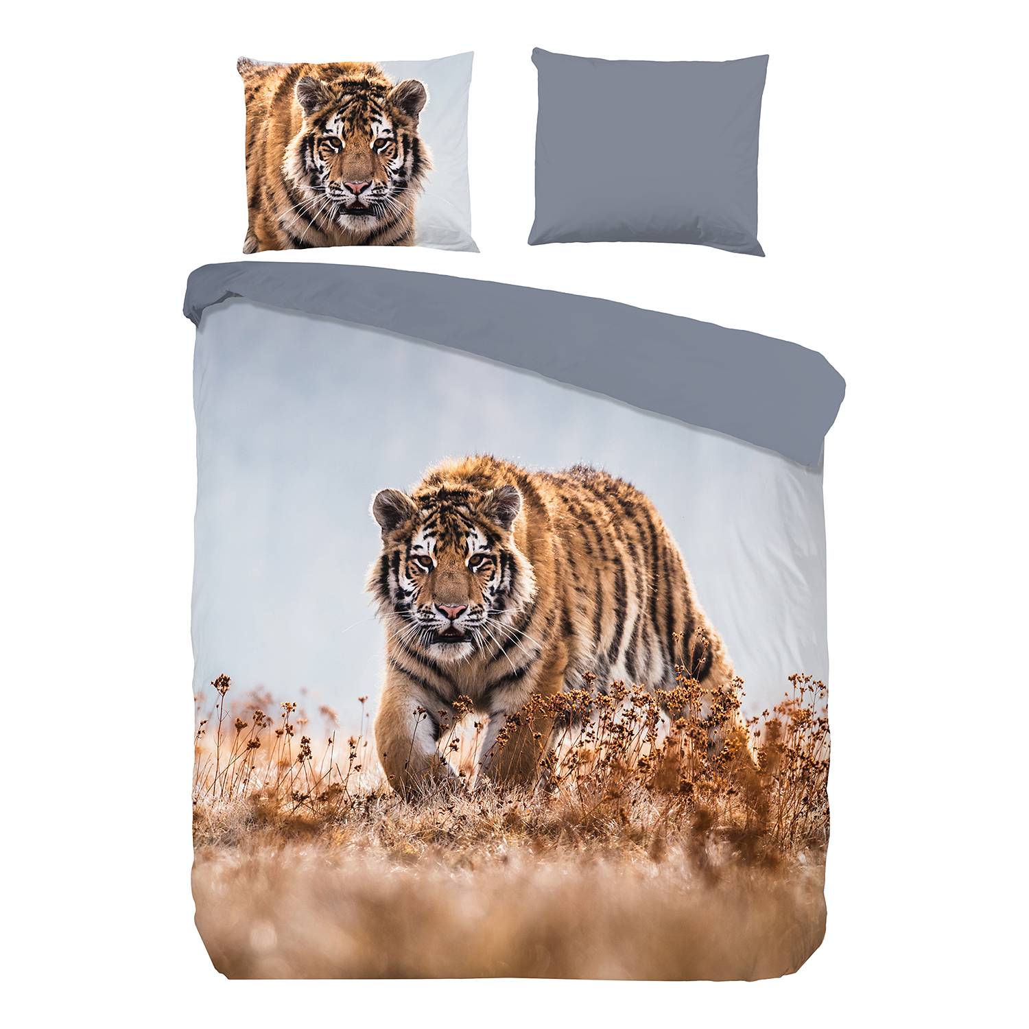 Good Morning Tiger Dekbedovertrek Lits jumeaux(240x200/220 Cm + 2 Slopen) Katoen Multi online kopen