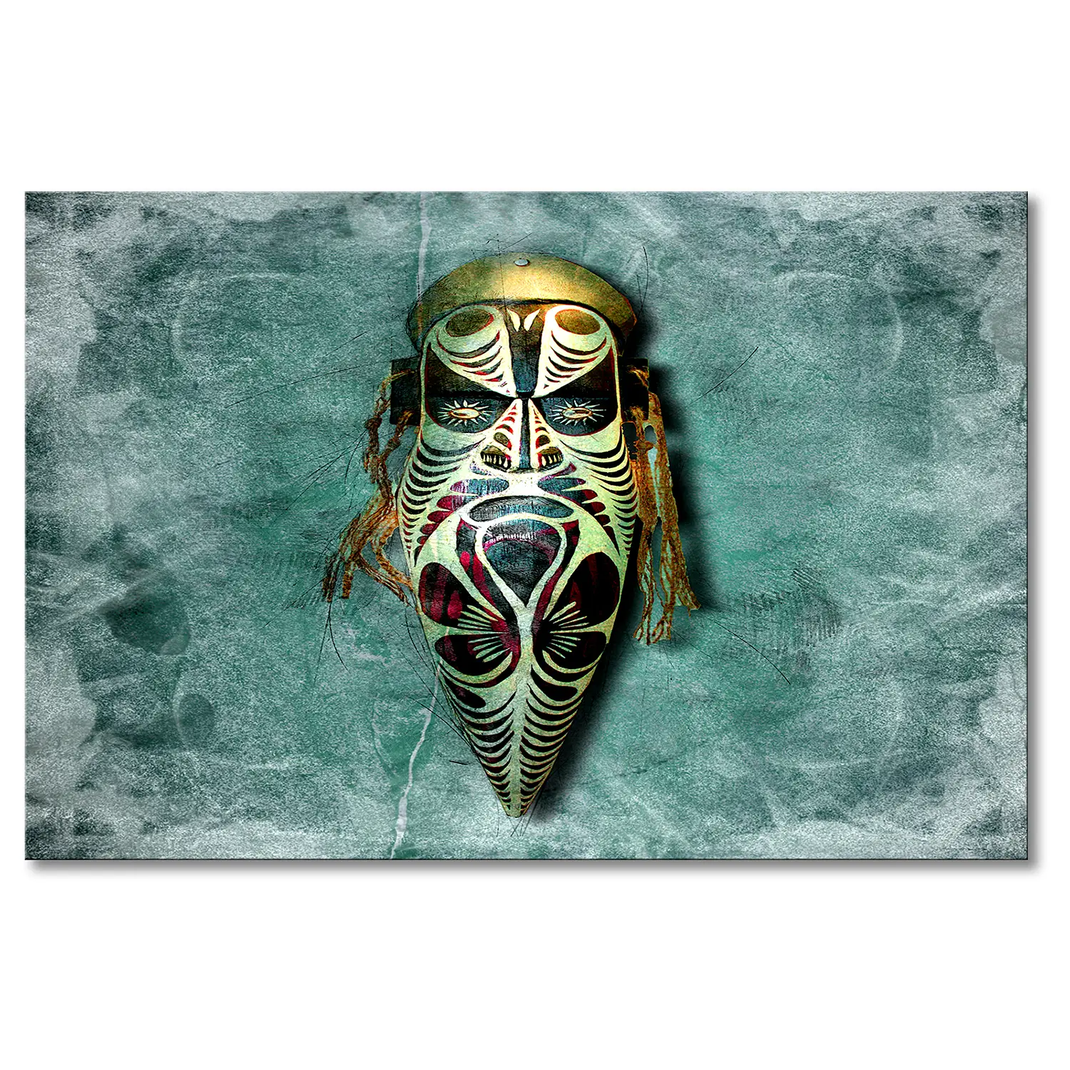 Mask Leinwandbild African