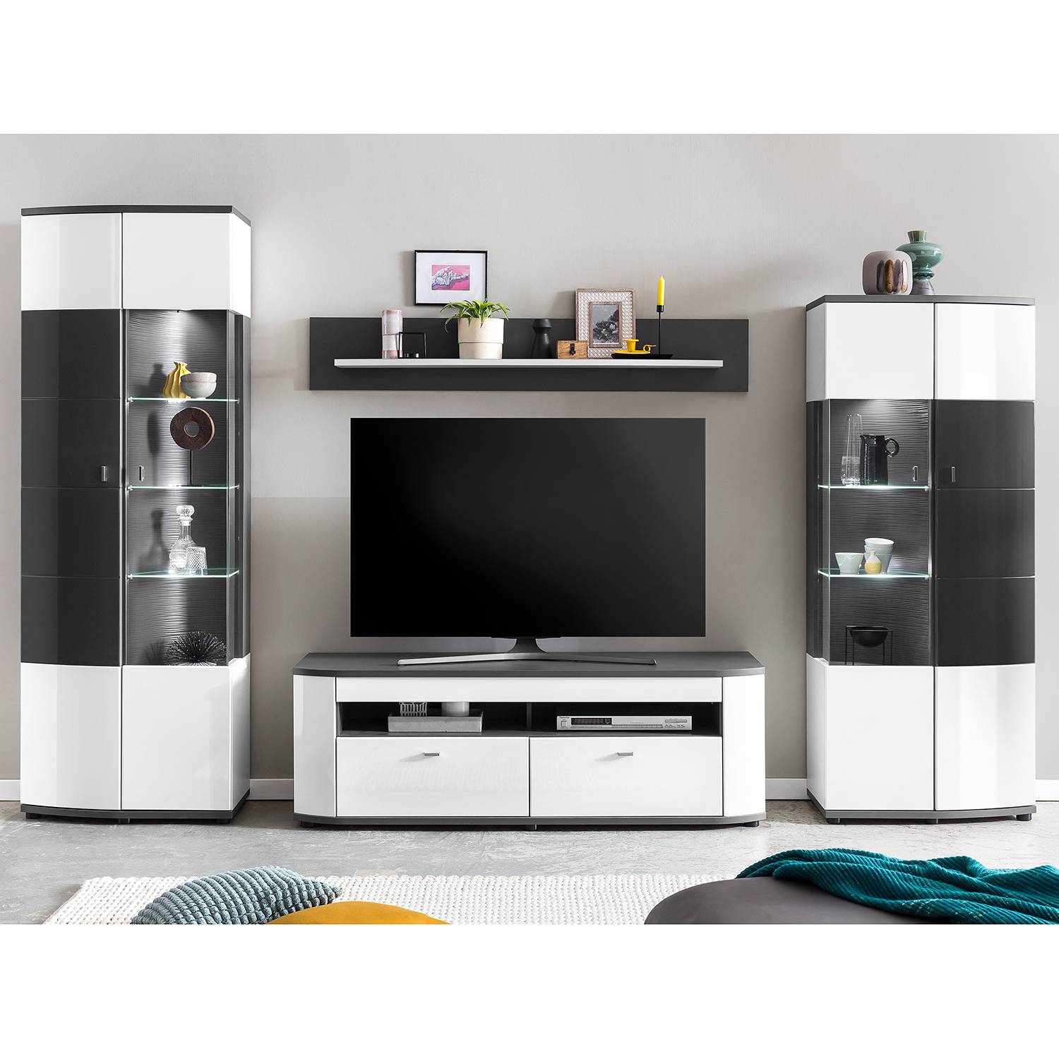 home24 Vitrinenschrank Intento I