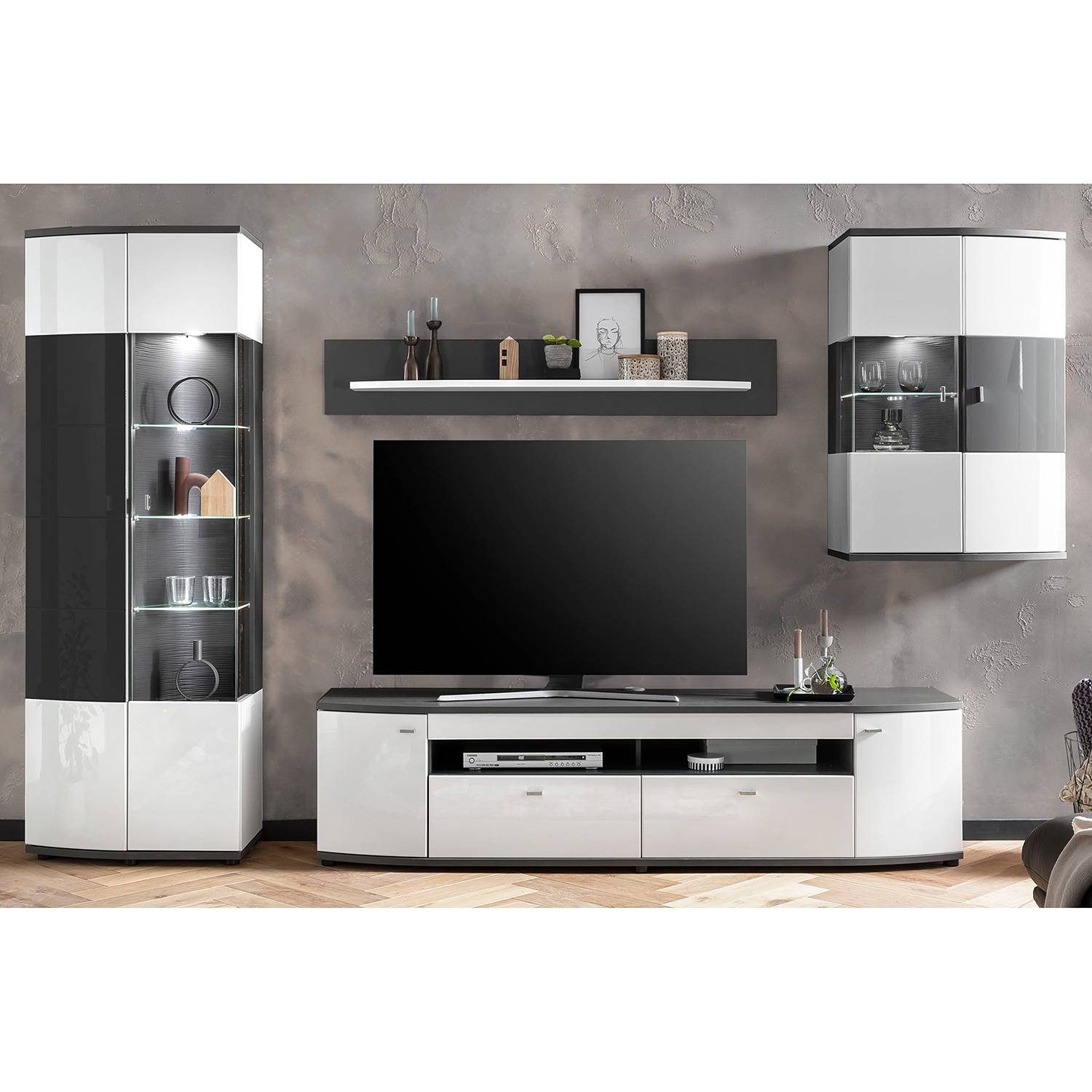 home24 Wohnwand Intento II (4-teilig)
