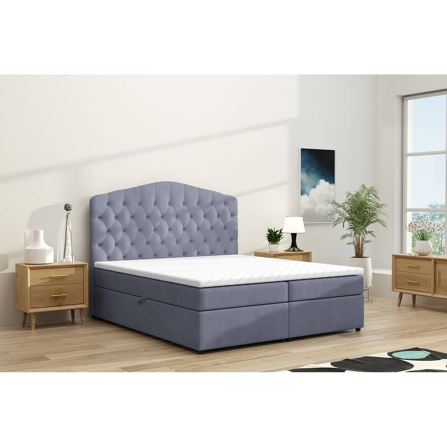 Lit boxspring Miriam