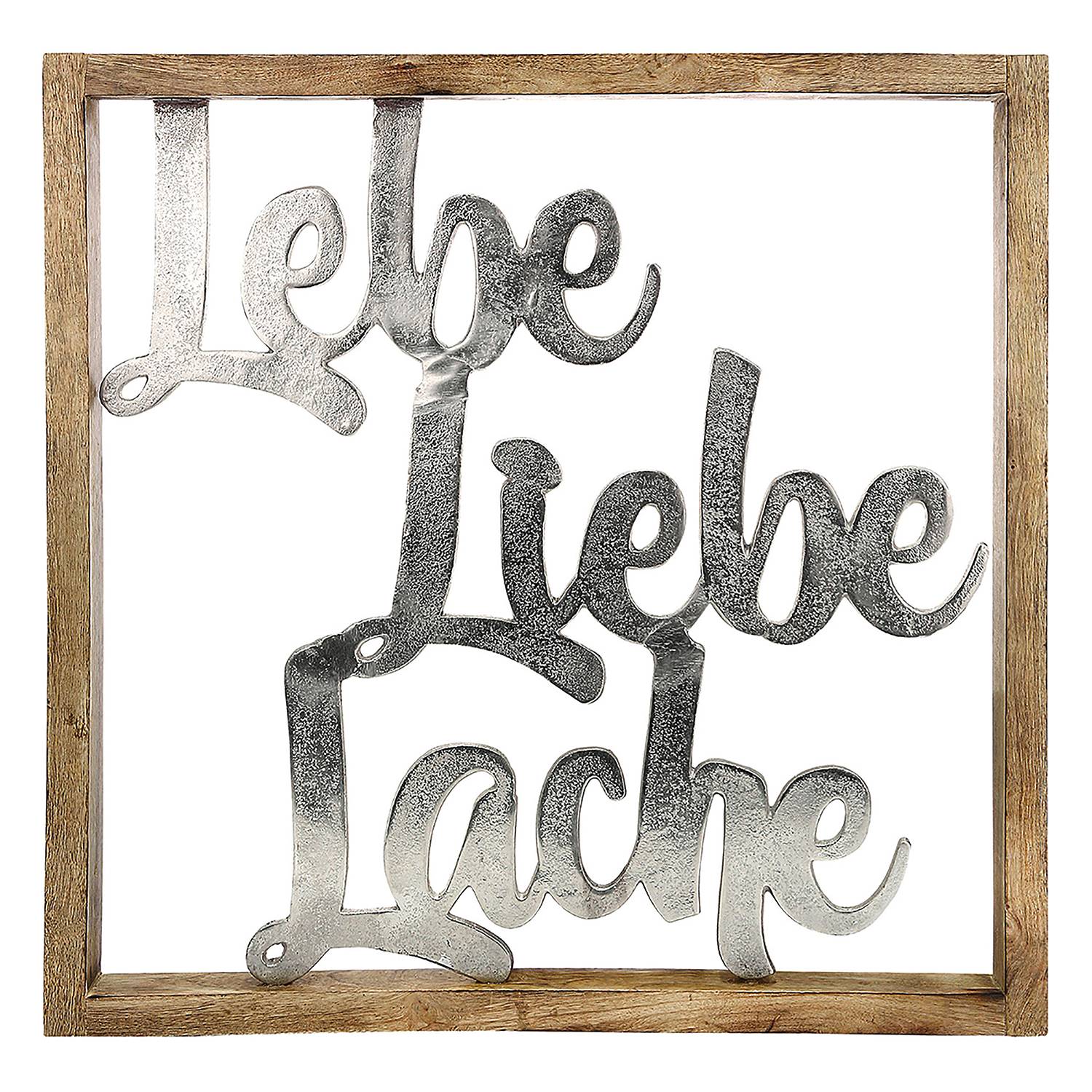 Holzrahmen Lebe, Liebe & Lache kaufen | home24 | Dekofiguren