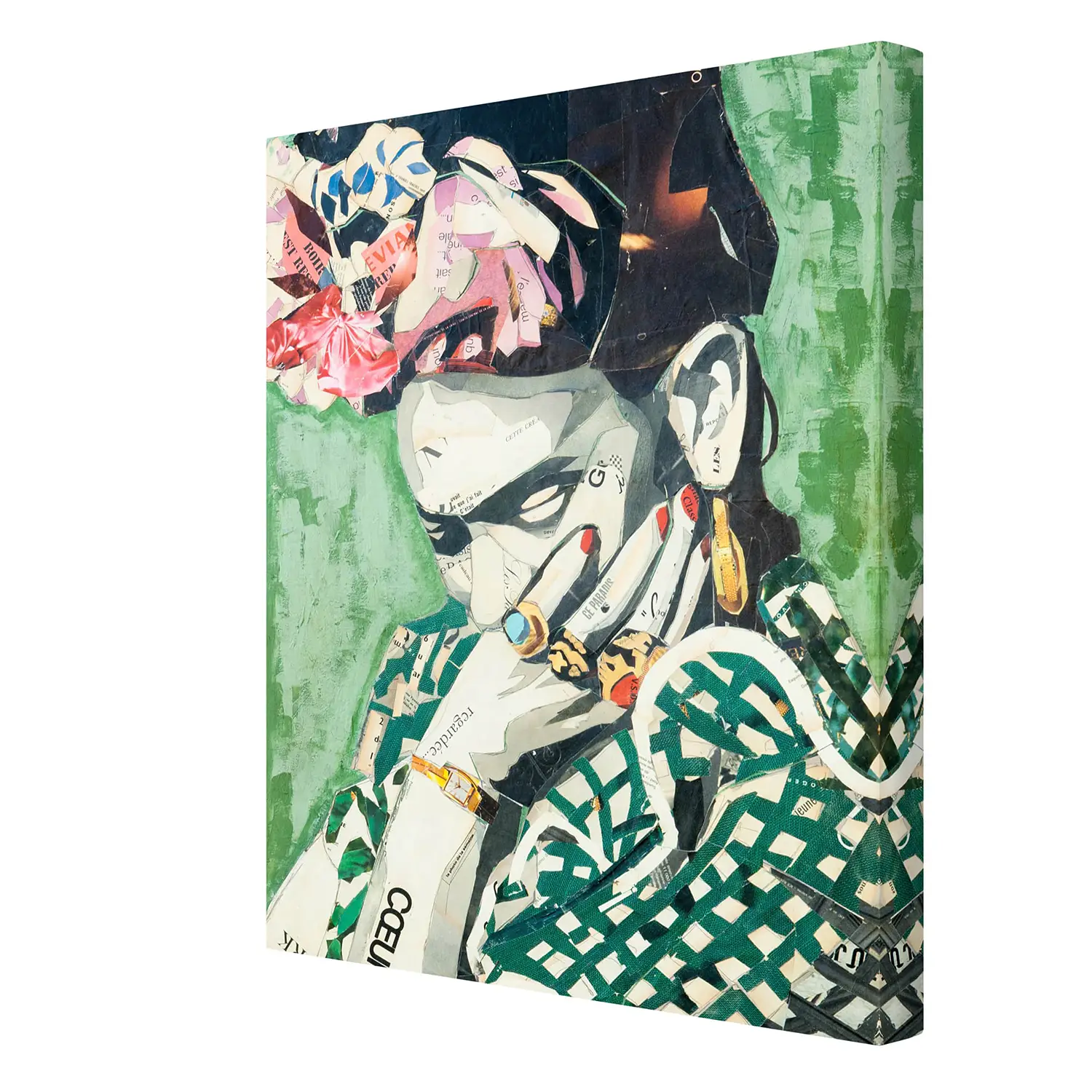 Leinwandbild Collage Kahlo IV Frida