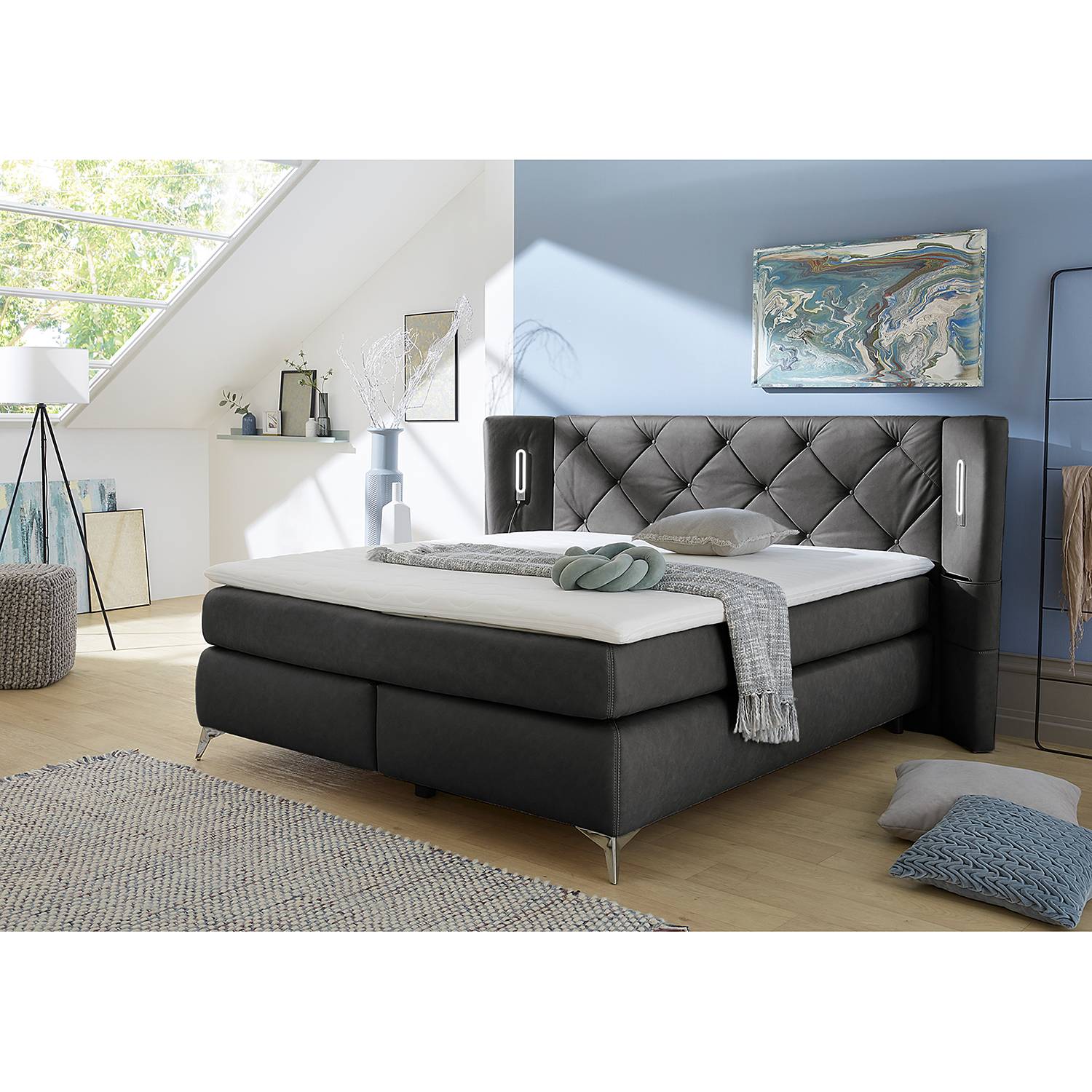 home24 Boxspringbett Victoria