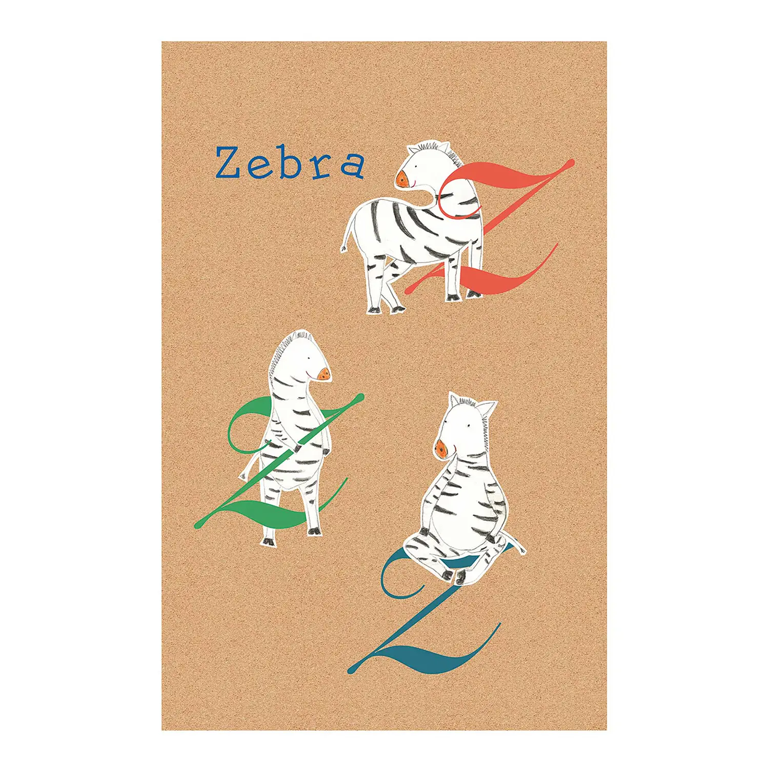 Wandbild ABC Animal Z
