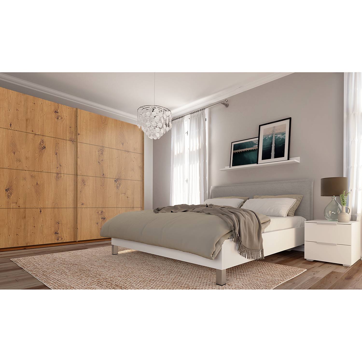 Armoire à portes coulissantes SKOEP pure