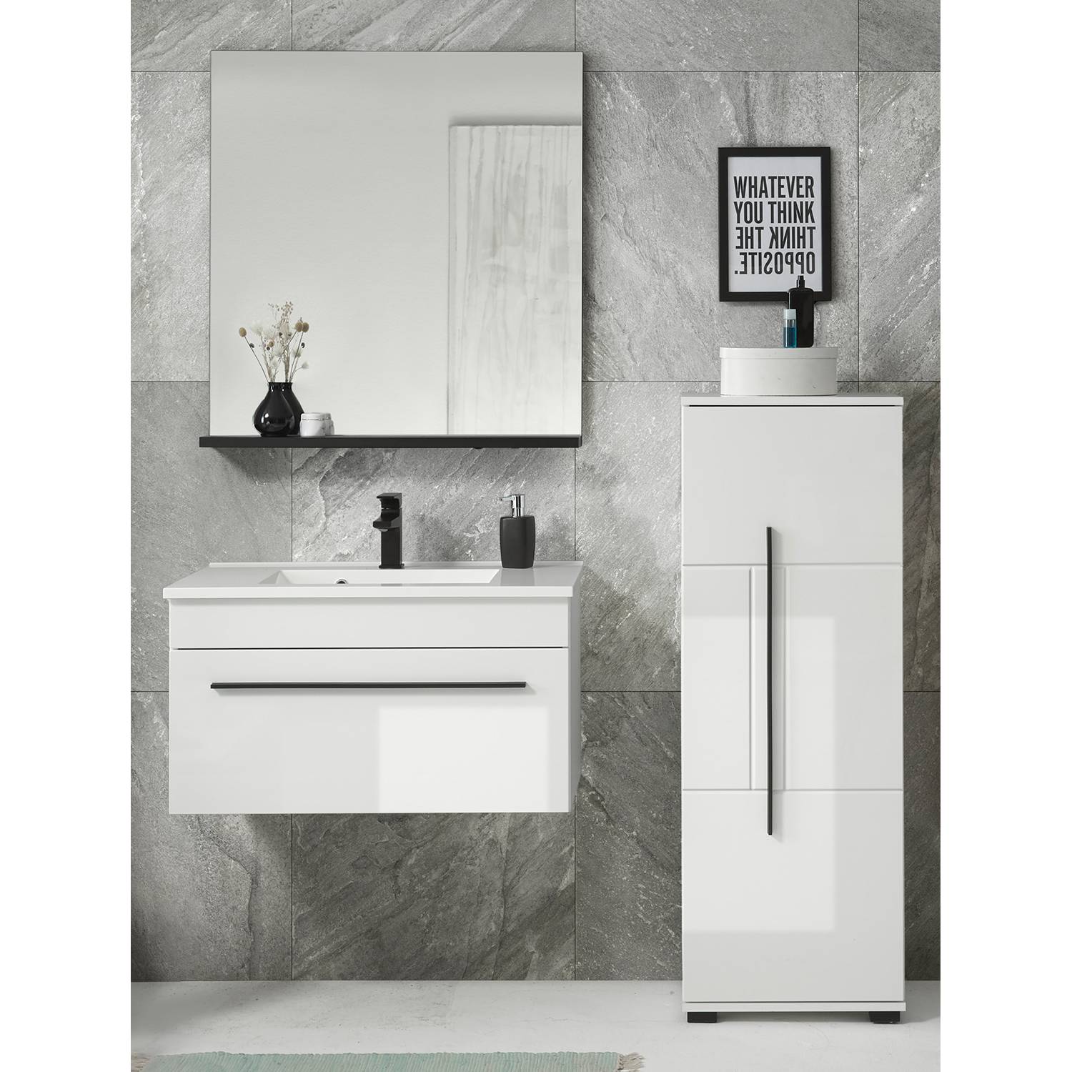 home24 Badezimmerset Farson IX (3-teilig)
