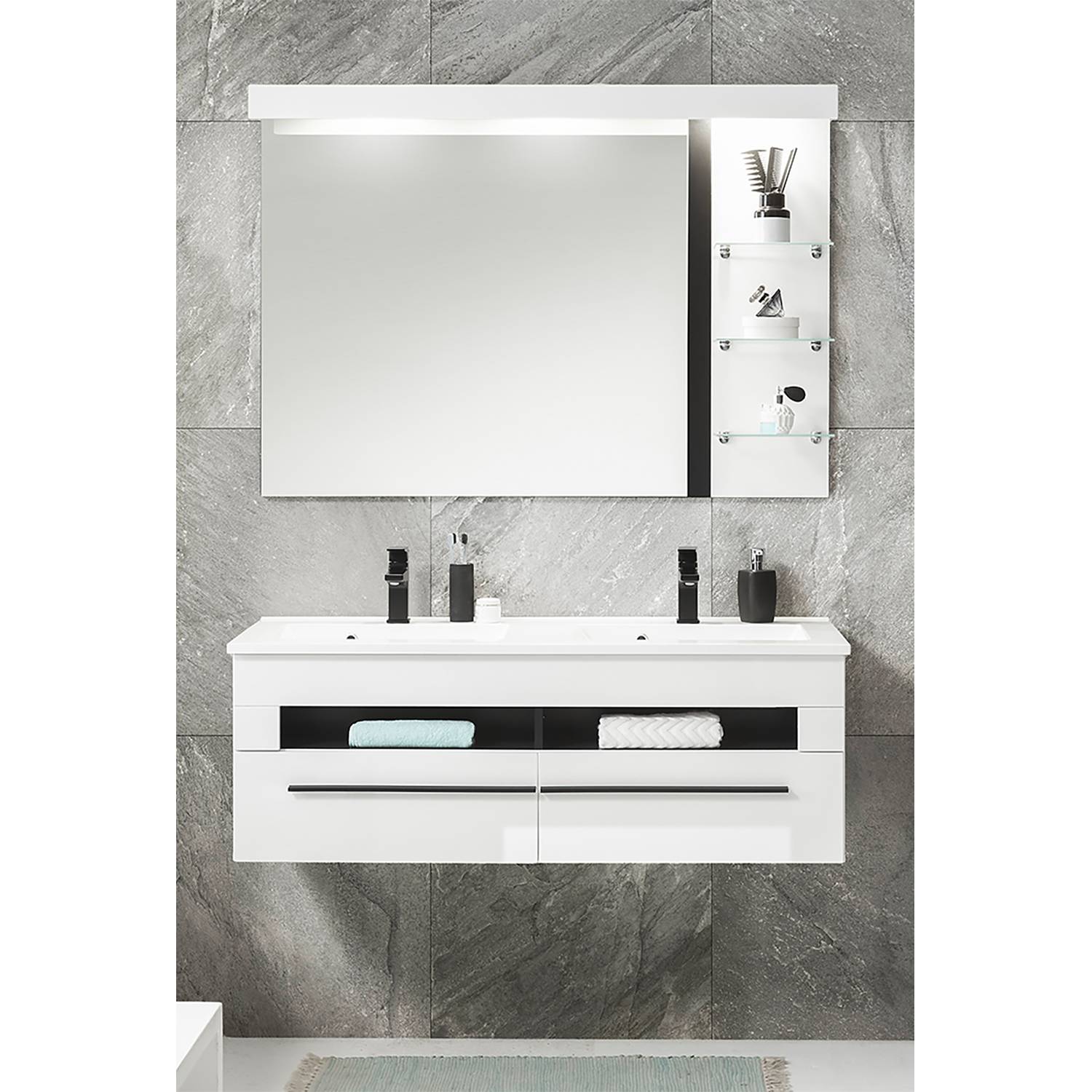 home24 Badezimmerset Farson XV (2-teilig)