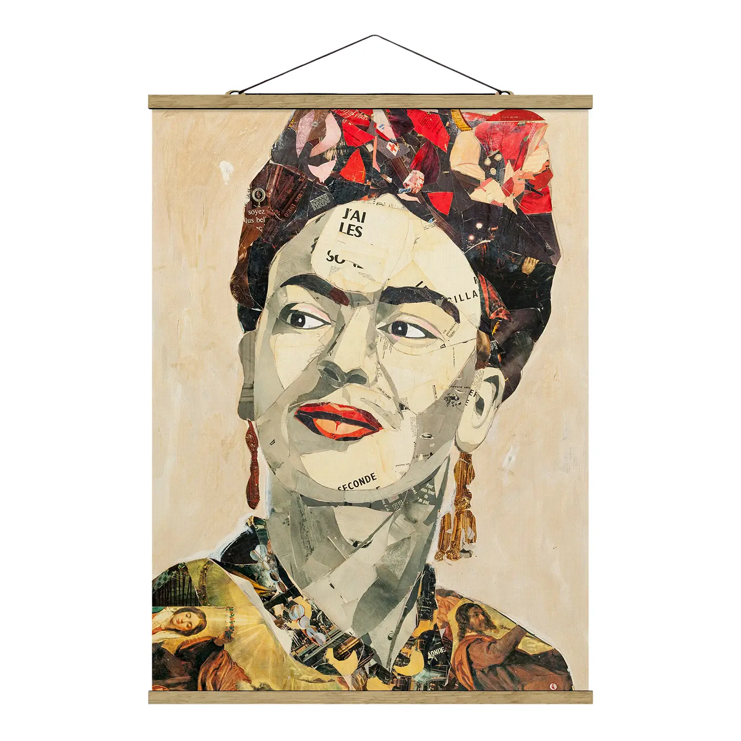 Stoffbild  Frida Kahlo Collage No.2 | Bilder