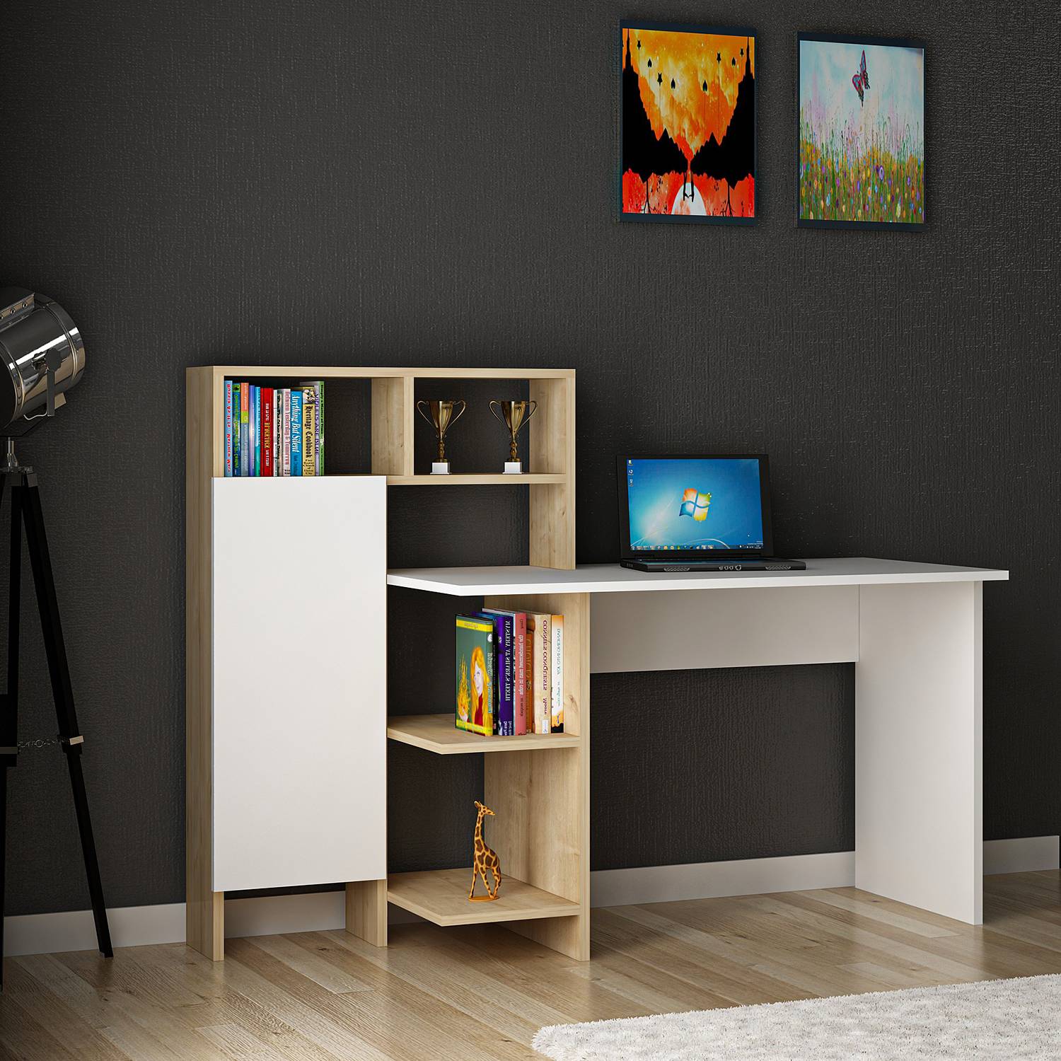 home24 Schreibtisch-Kombination Jarred