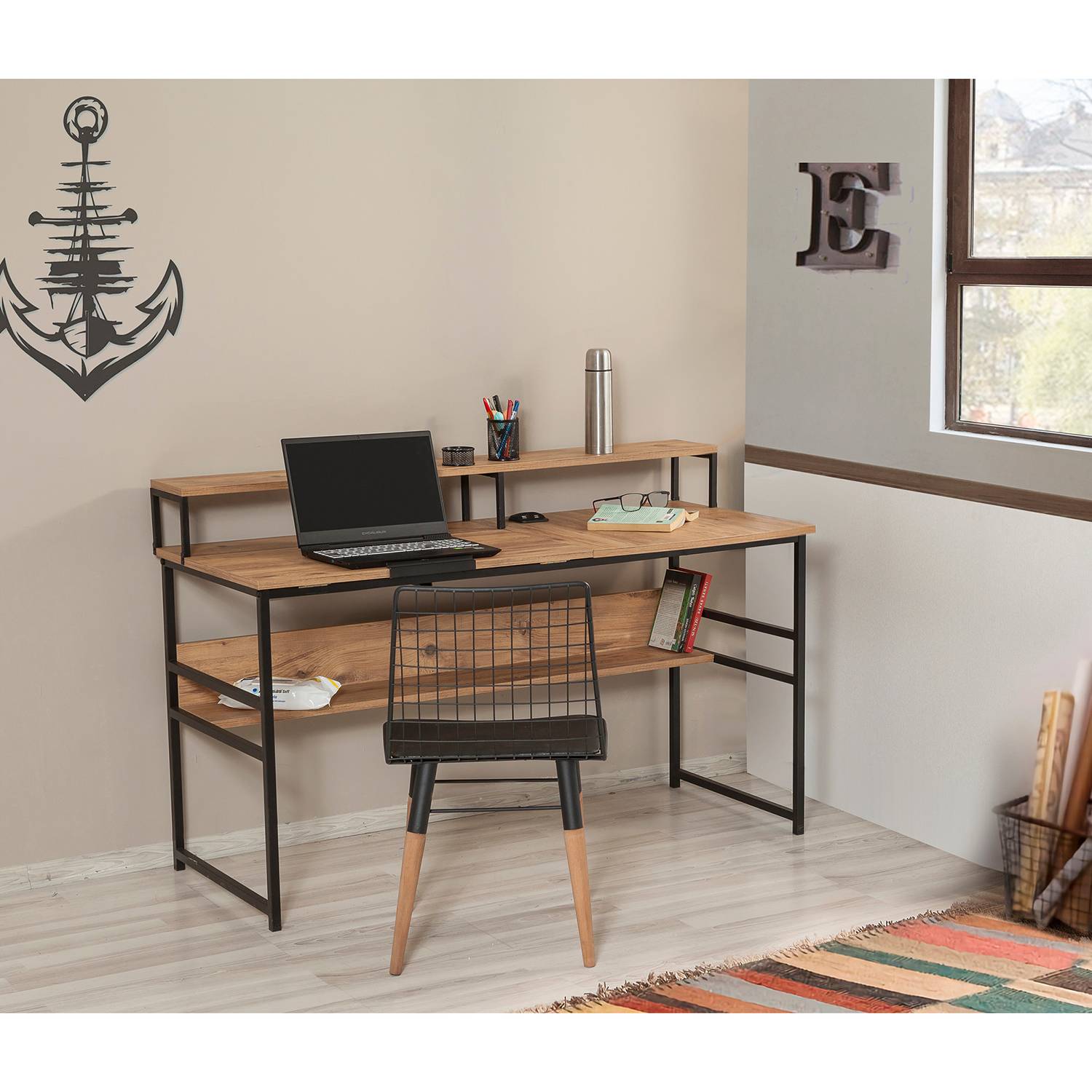 home24 Schreibtisch Liroi