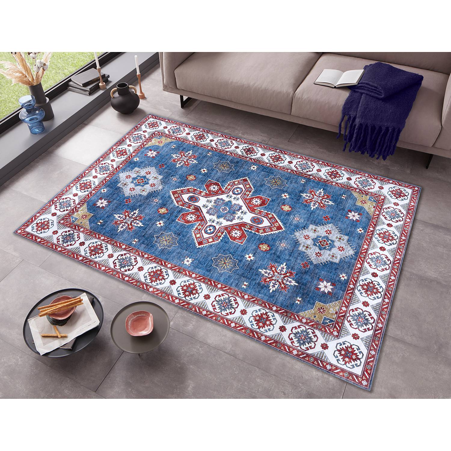 home24 Kurzflorteppich Tabriz Dena