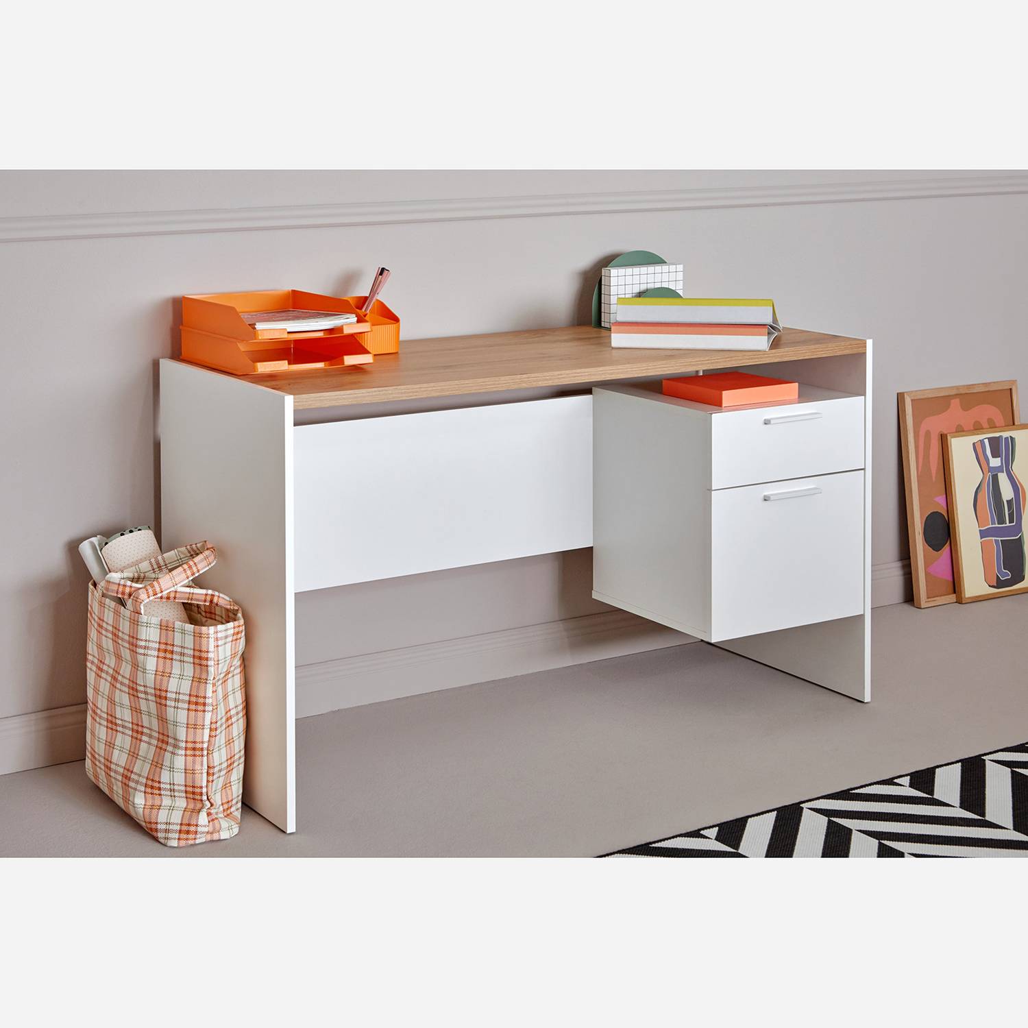 home24 Schreibtisch ML C 130