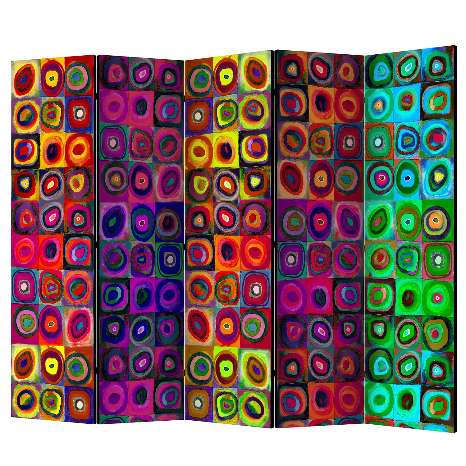 Abstract Colorful Art Paravent