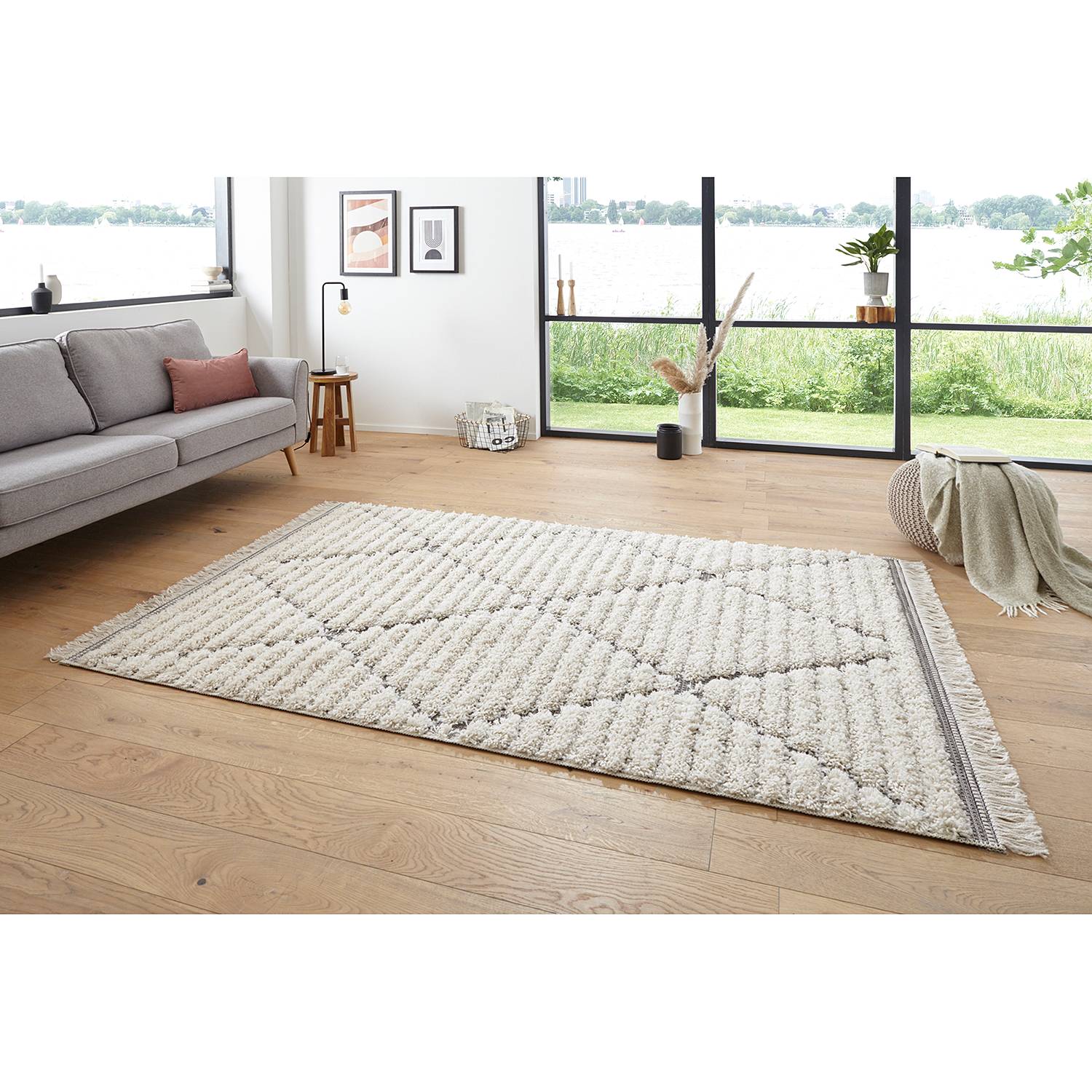 home24 Hochflorteppich Fulani