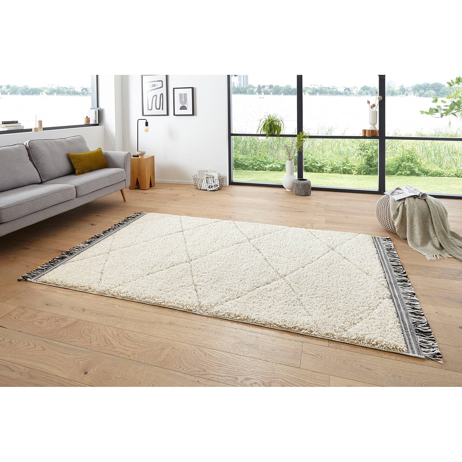 home24 Hochflorteppich Danaki