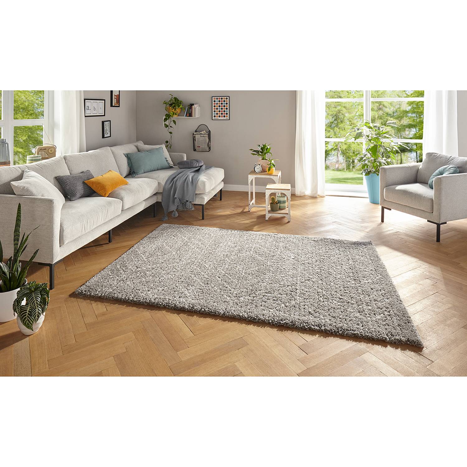 home24 Hochflorteppich Toboso