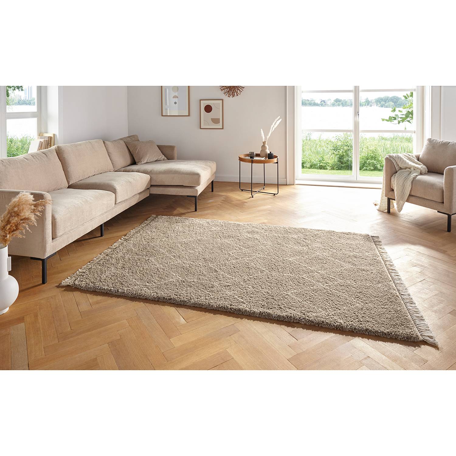 home24 Hochflorteppich Panihe