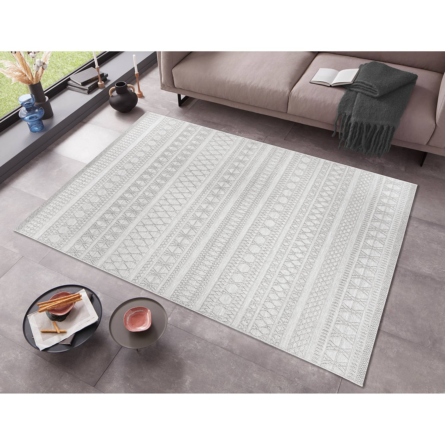 home24 Kurzflorteppich Khawa