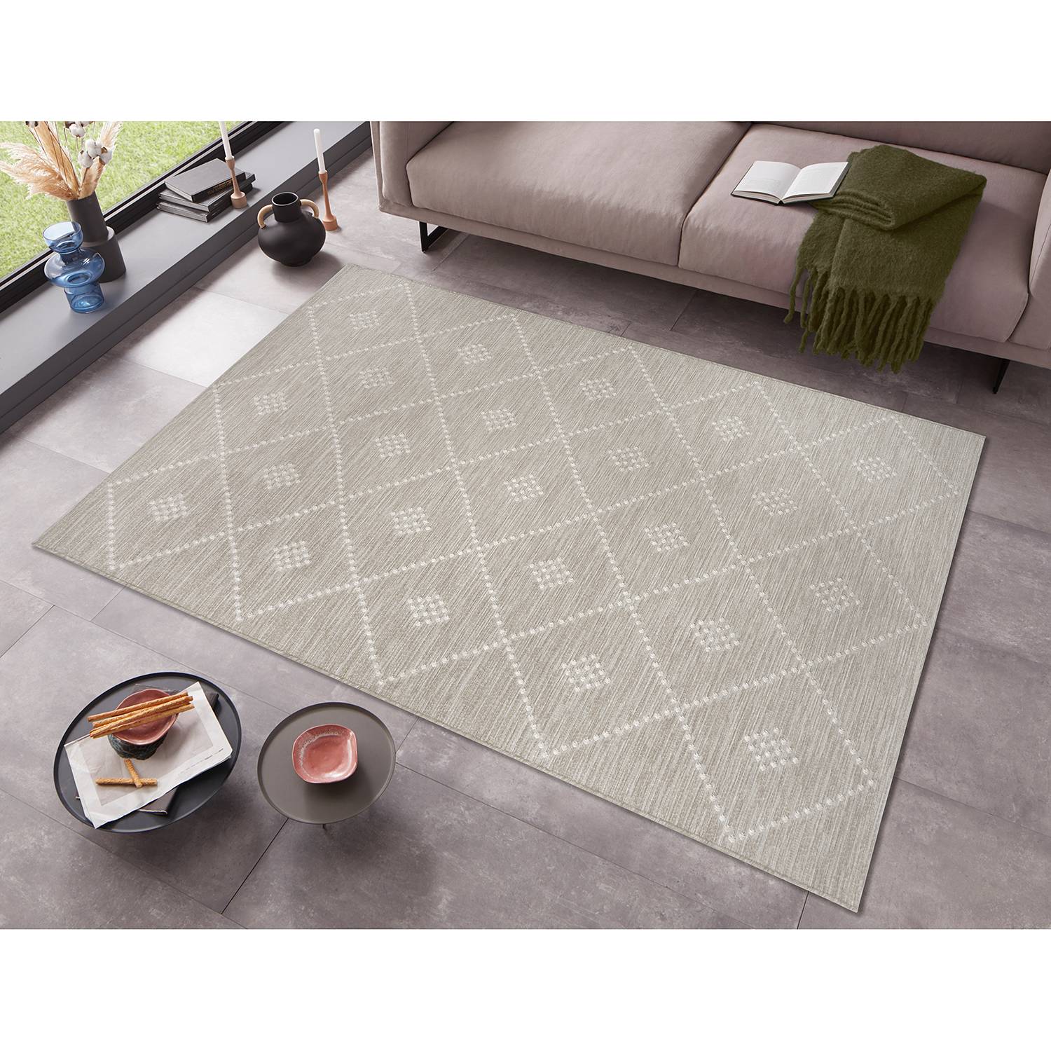home24 Kurzflorteppich Kaipa