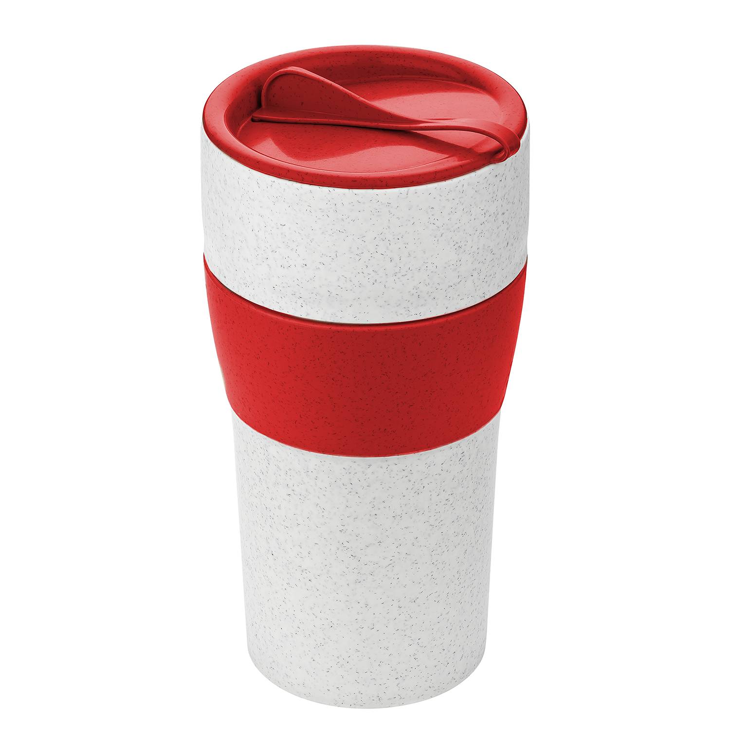 Tazza Thermos con Coperchio Bergner WALKING ANYWHERE - Rosso