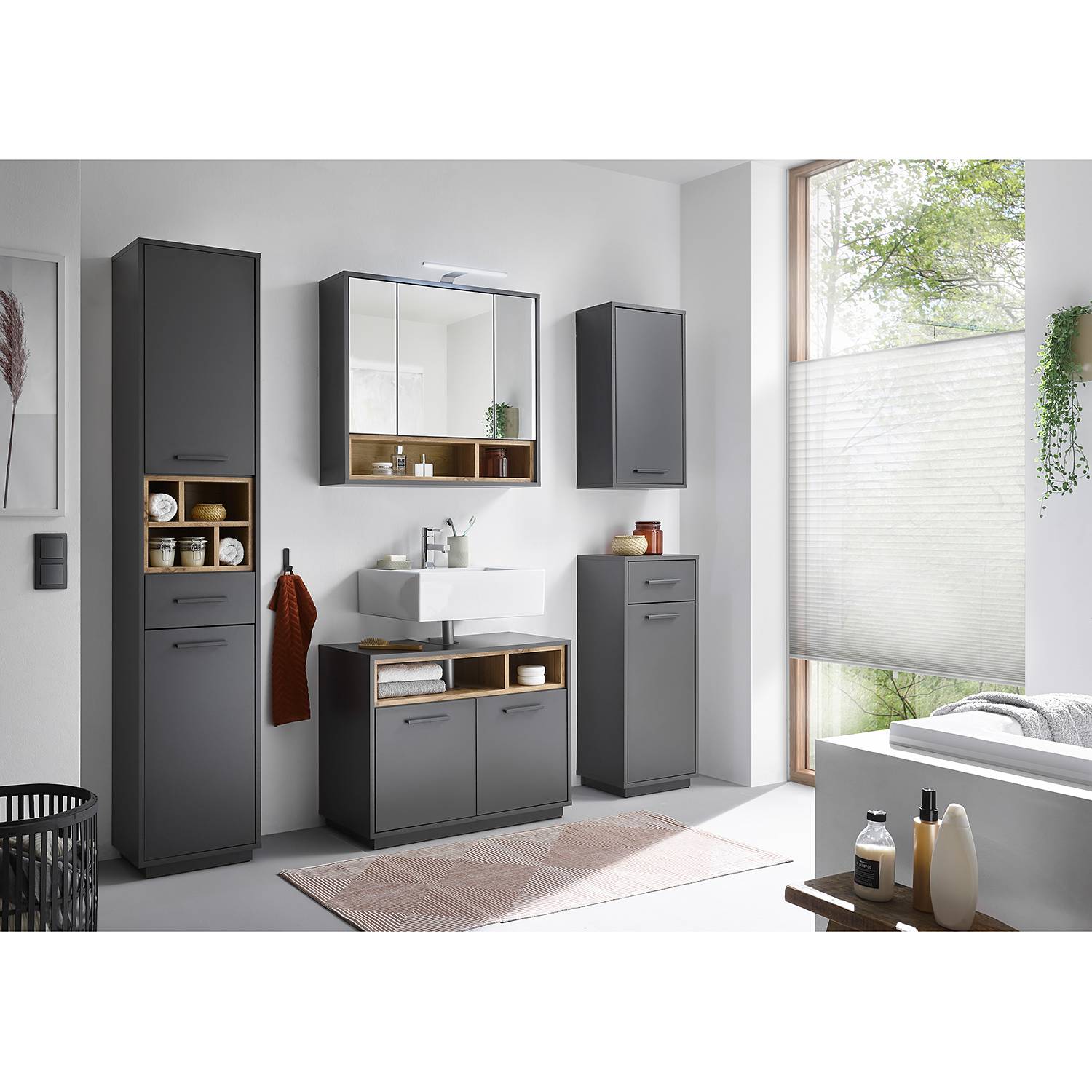home24 Spiegelschrank Guardo