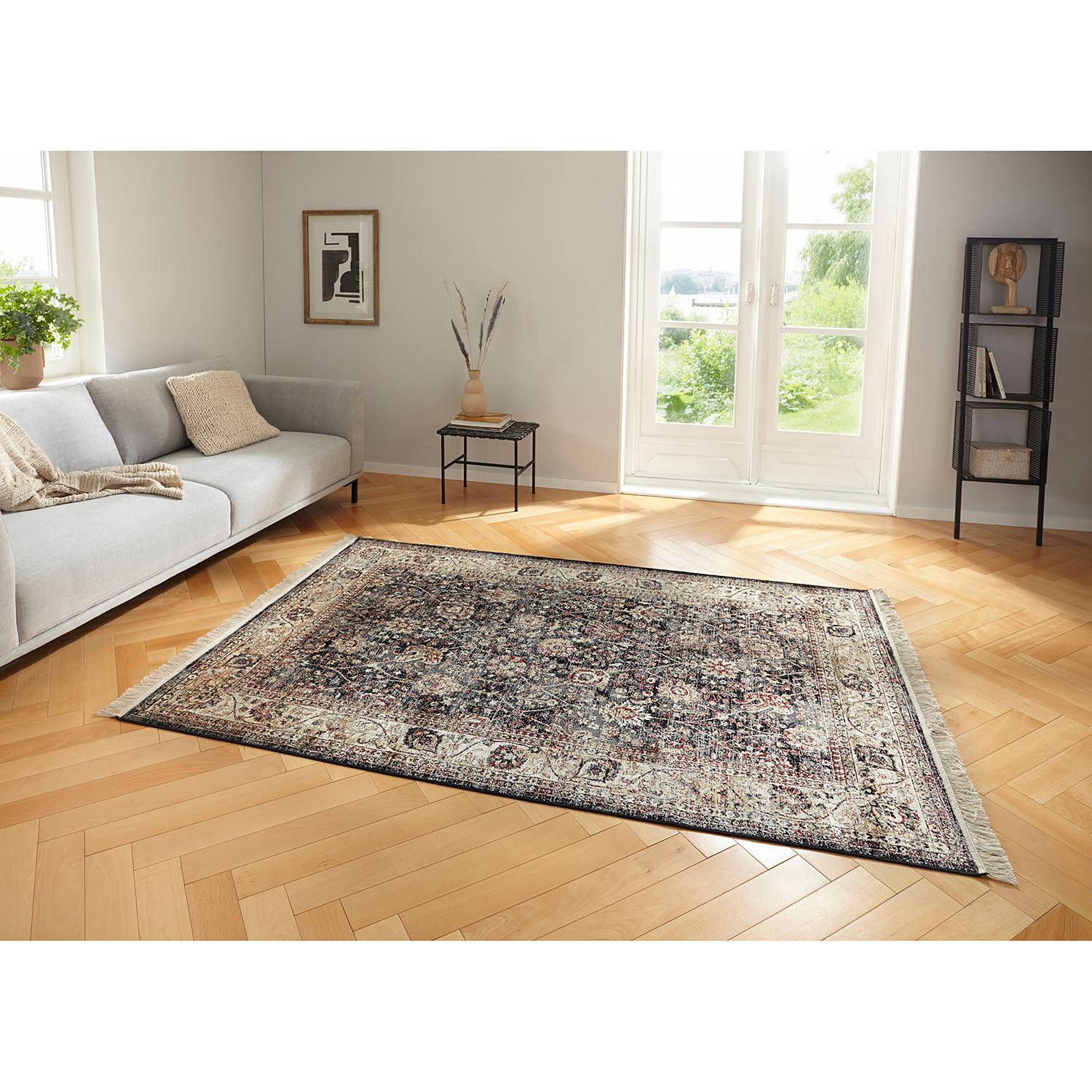 home24 Kurzflorteppich Nain Karun