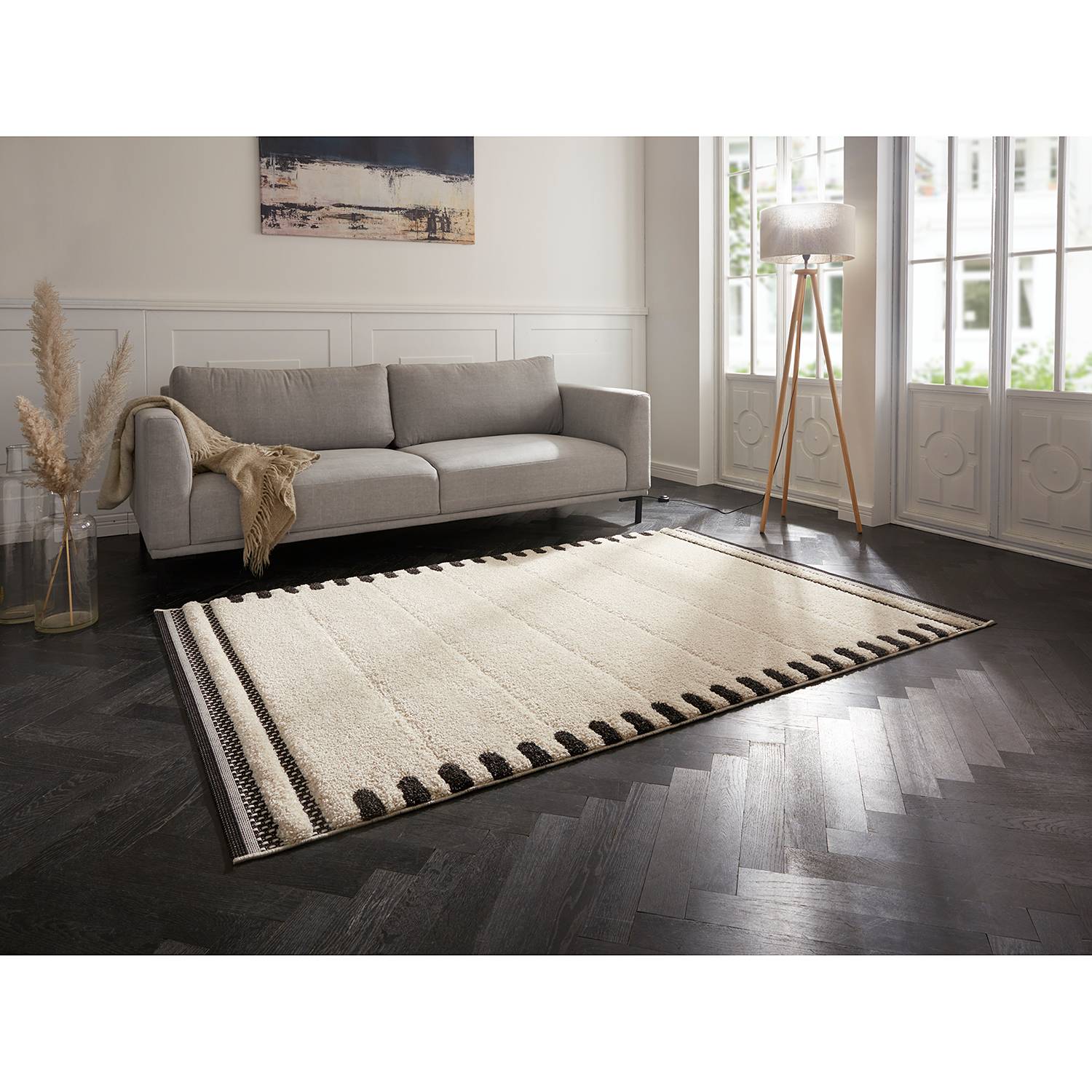 home24 Hochflorteppich Cassidy