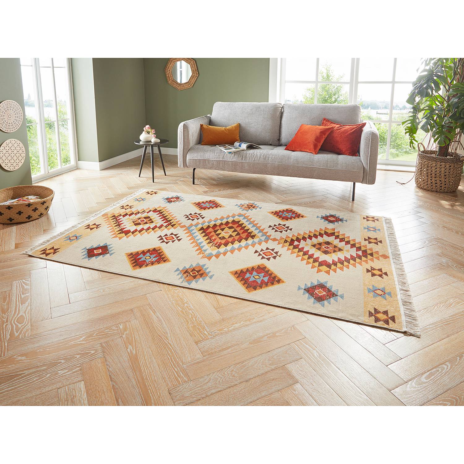 home24 Kurzflorteppich Vida