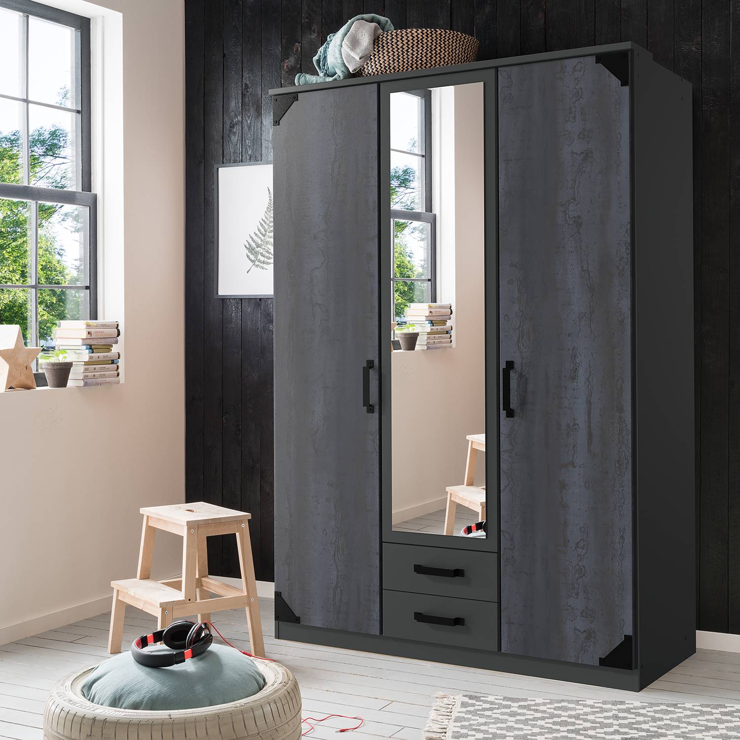 home24 Drehtürenschrank Bochum