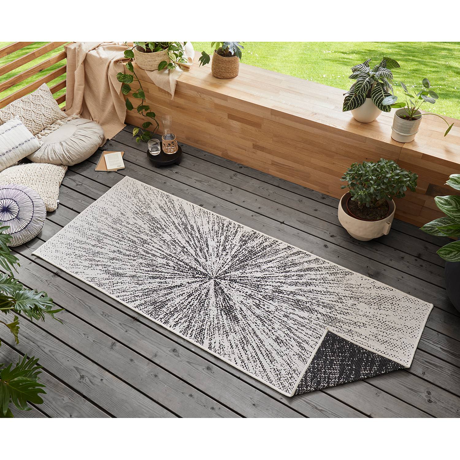 Tapis de couloir réversible Aura