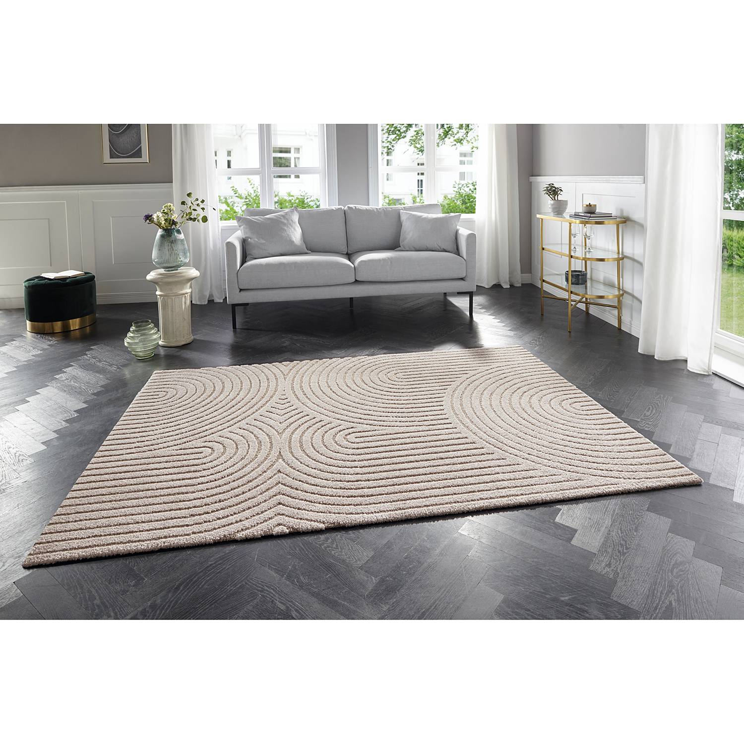 home24 Kurzflorteppich Optik Panglao