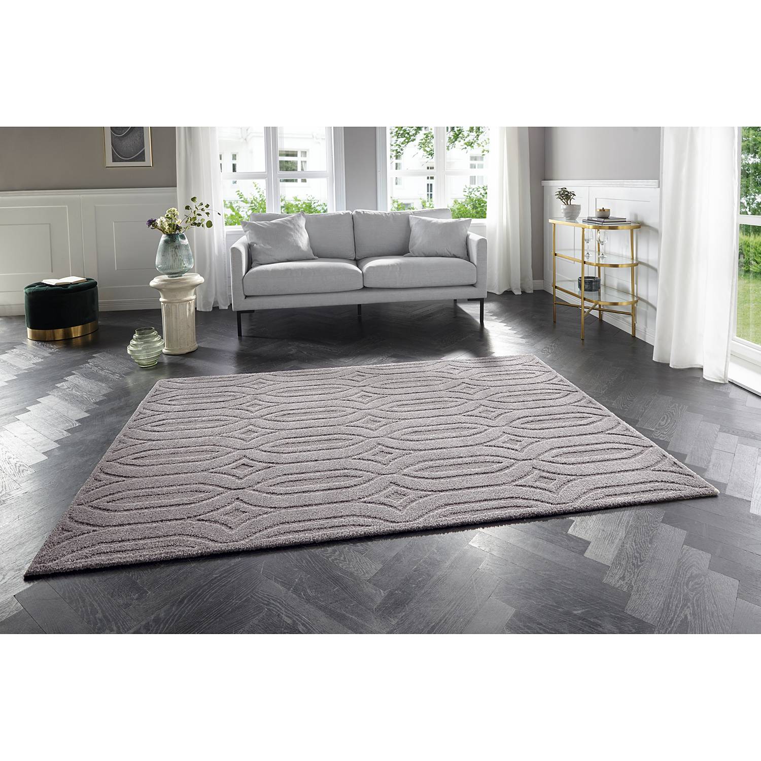 home24 Kurzflorteppich Optik Lantian