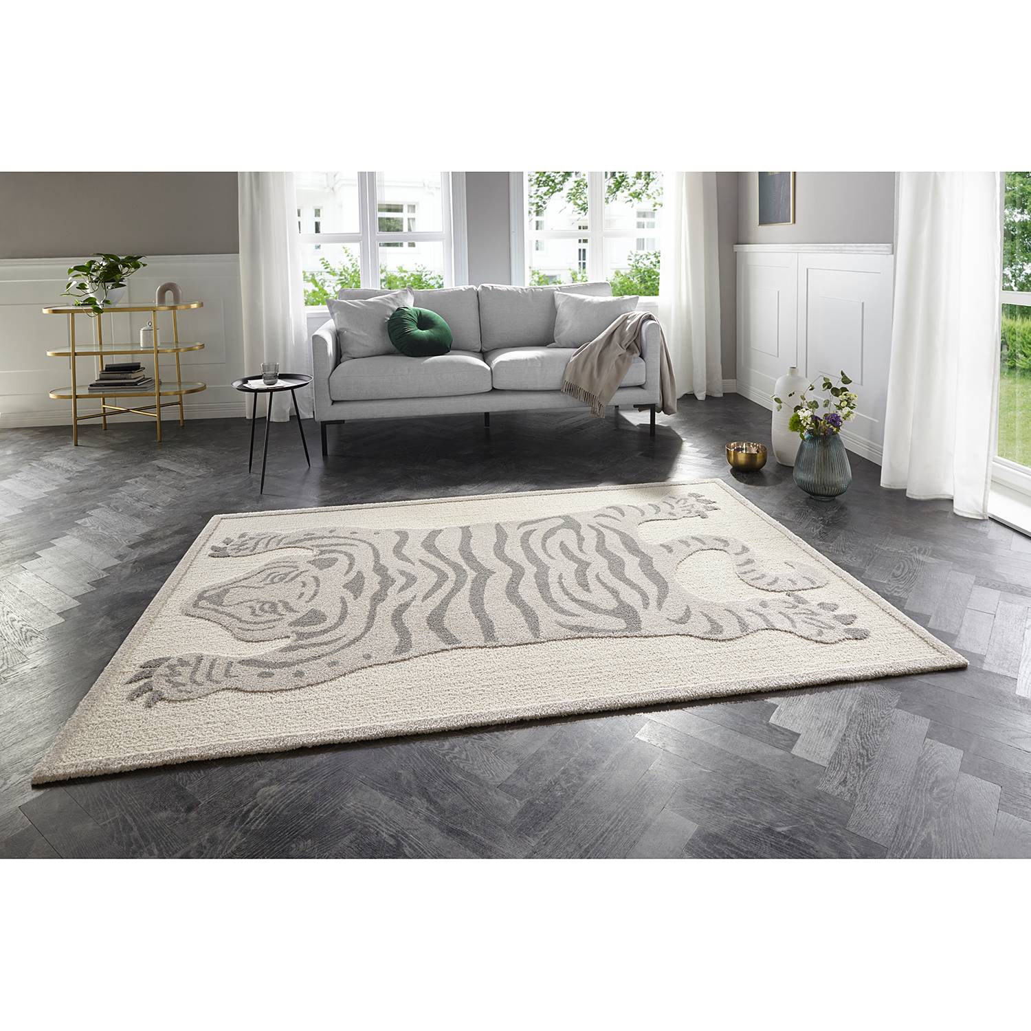 home24 Kurzflorteppich Optik Samay
