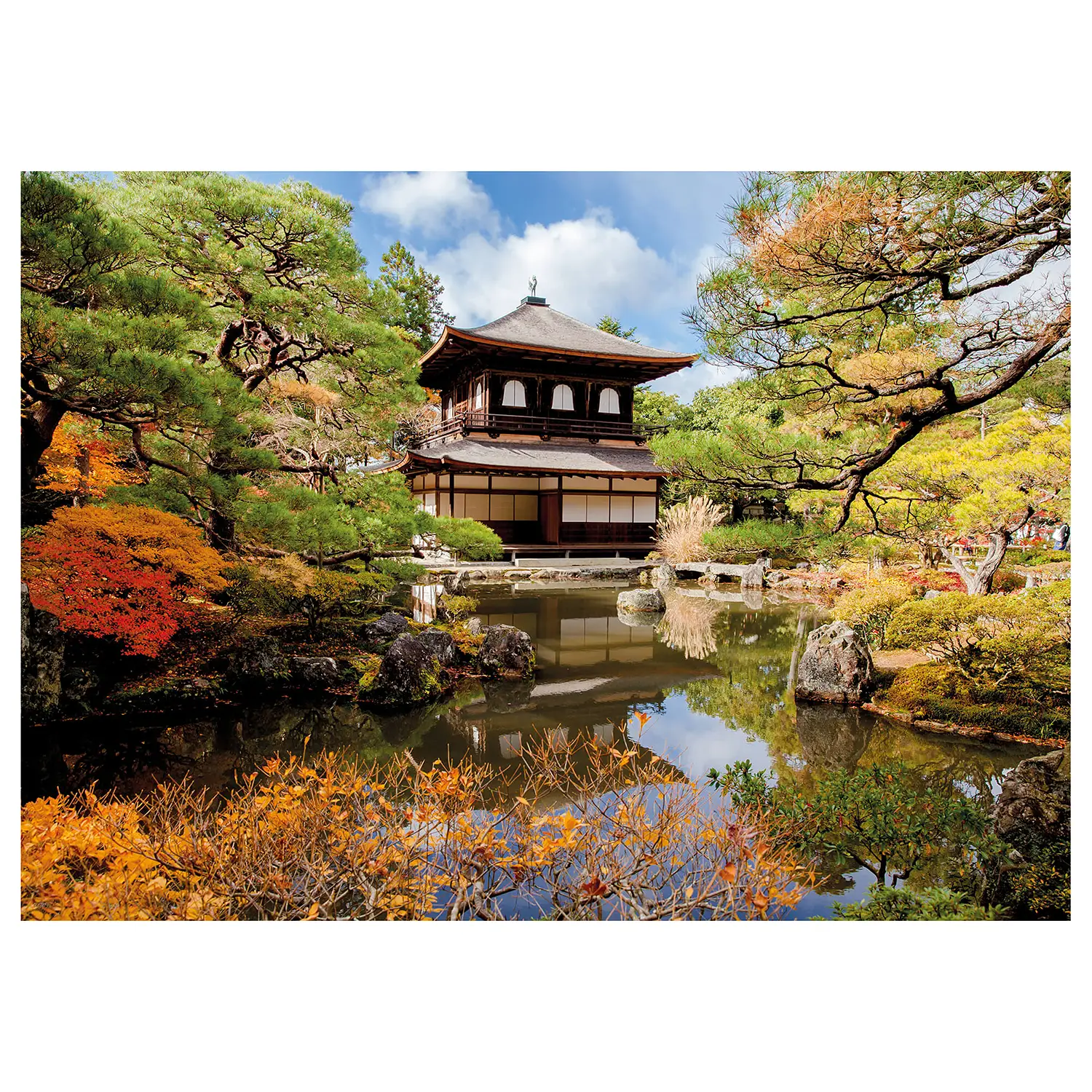 Japanese Temple Leinwandbild