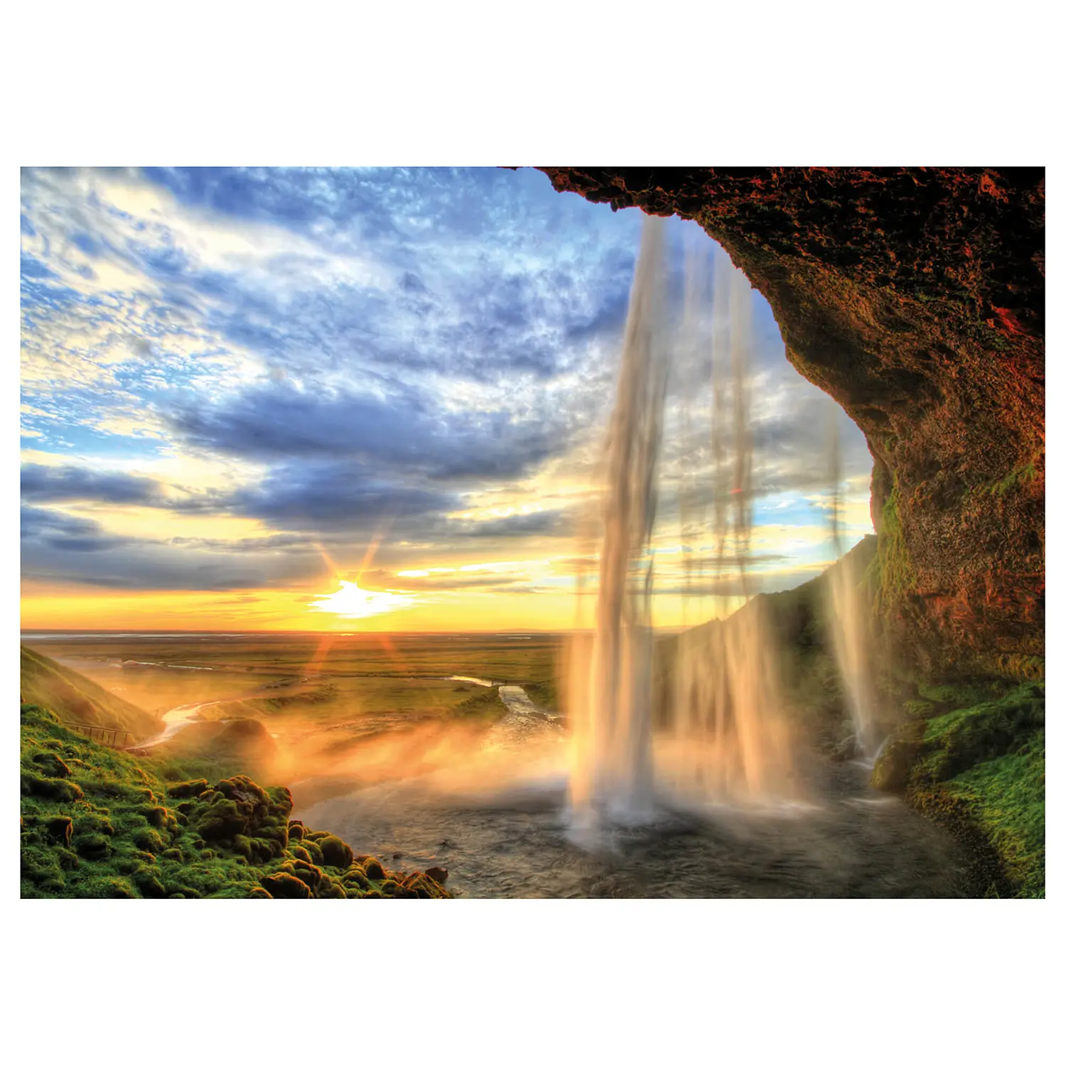 Wasserfall Leinwandbild