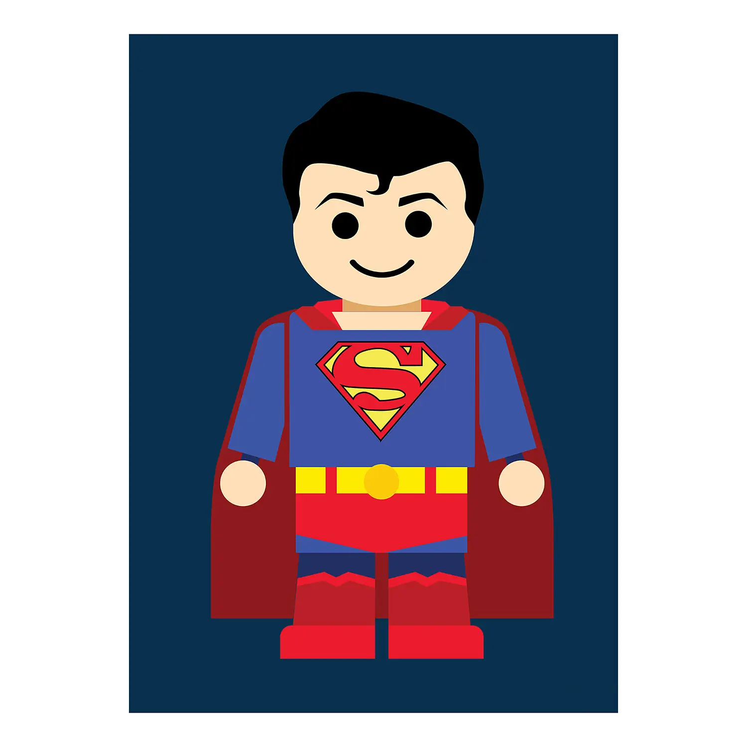 Leinwandbild Superheld Superman