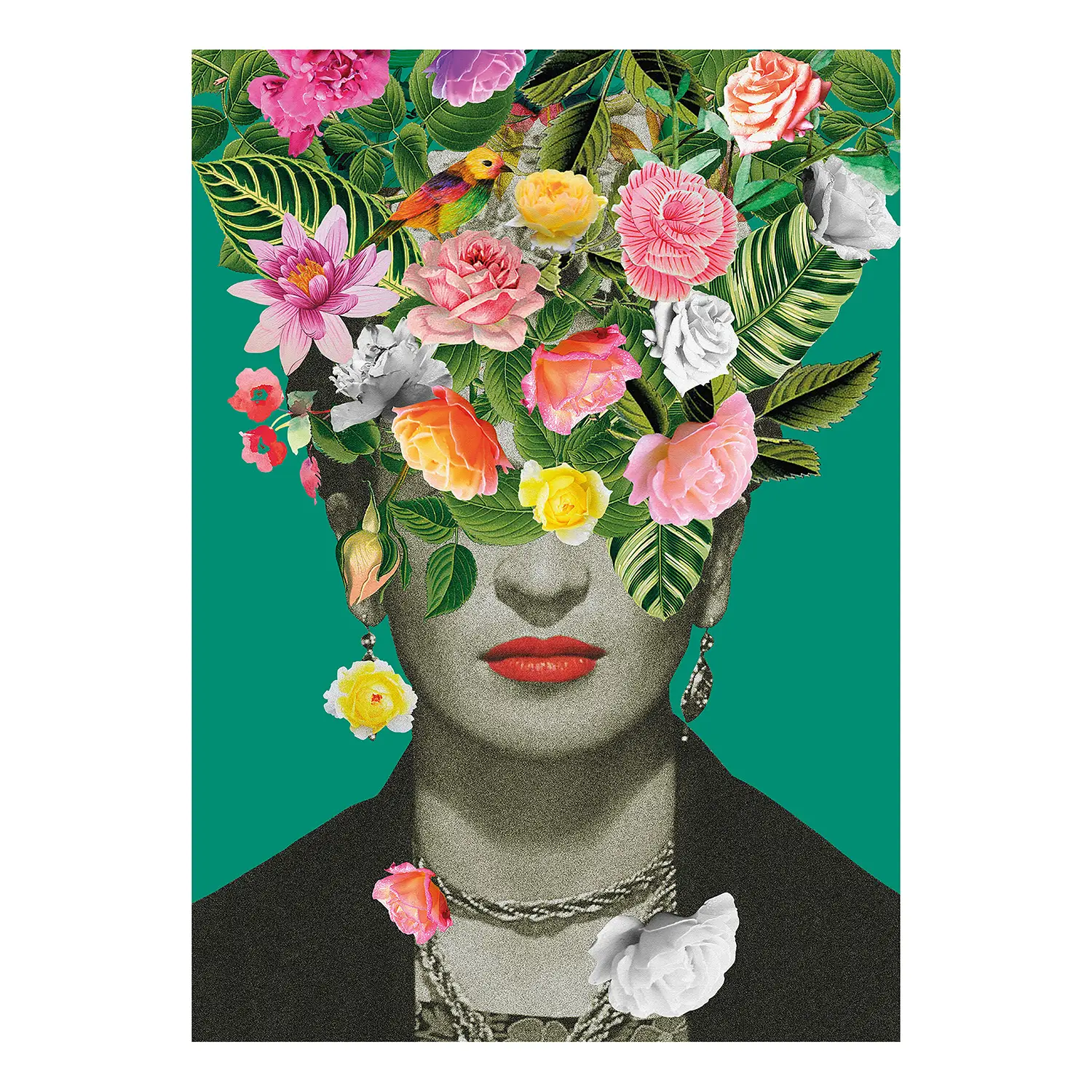 Floral Leinwandbild Frida