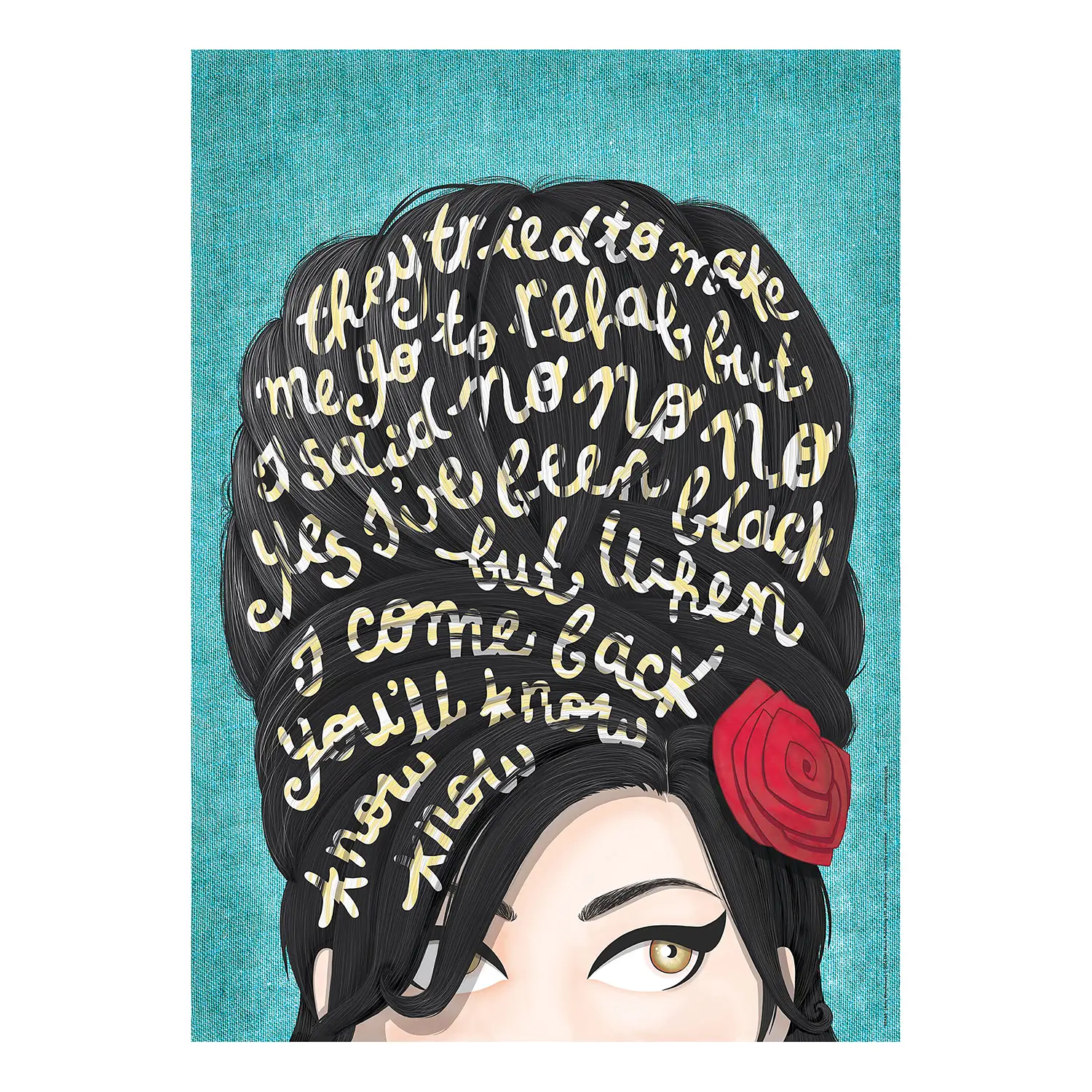 Leinwandbild Amy Winehouse