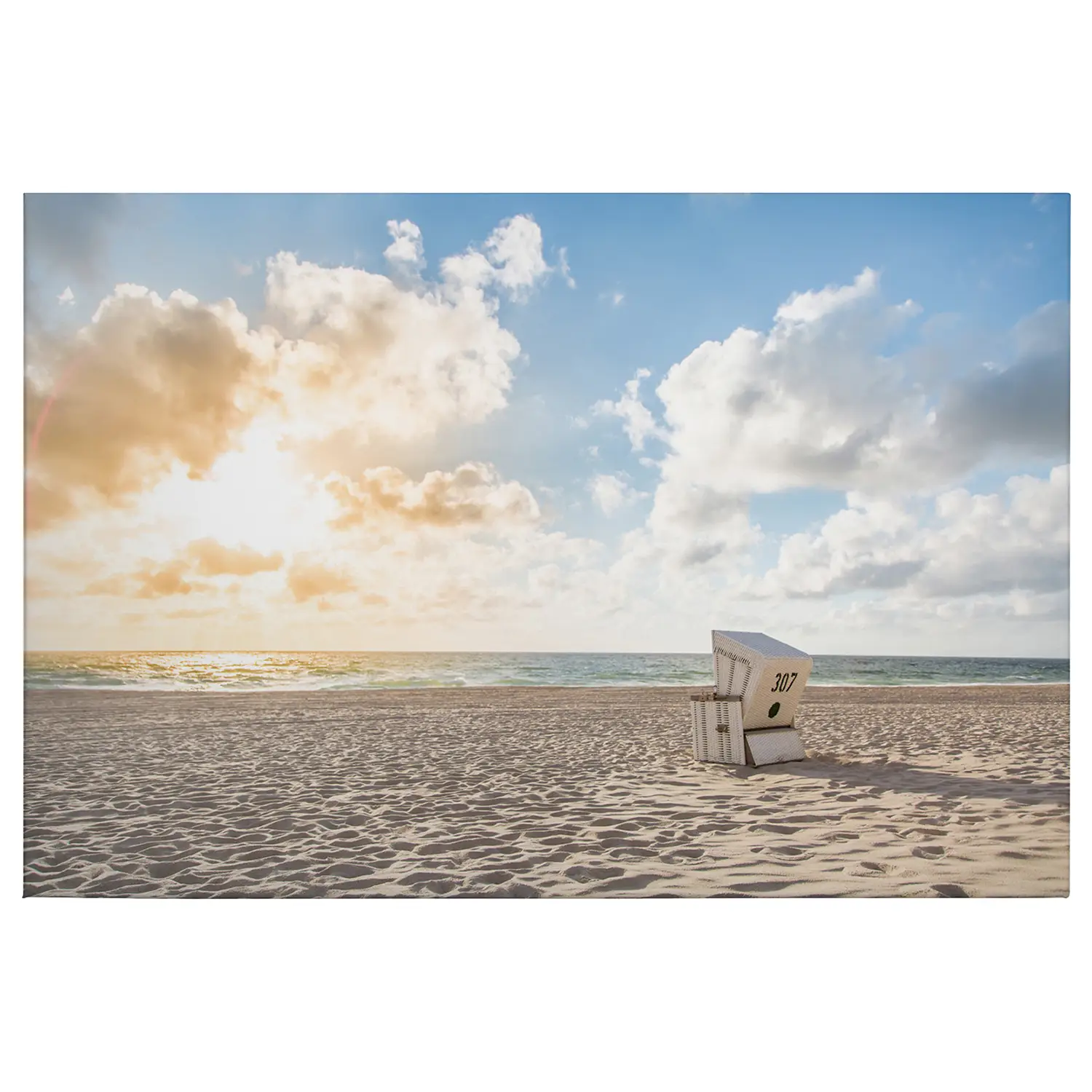 Wandbild Chair Beach