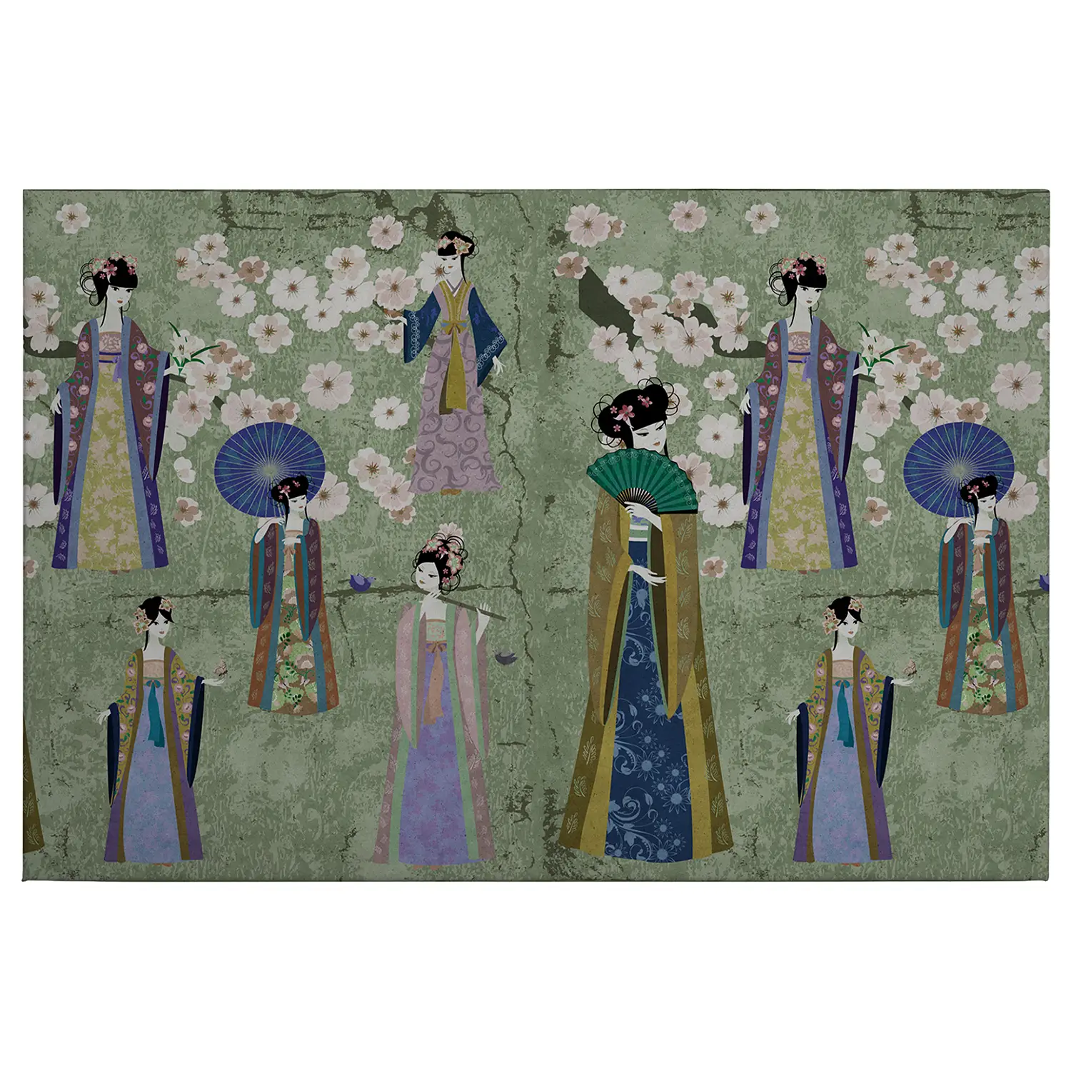 Leinwandbild Kimono