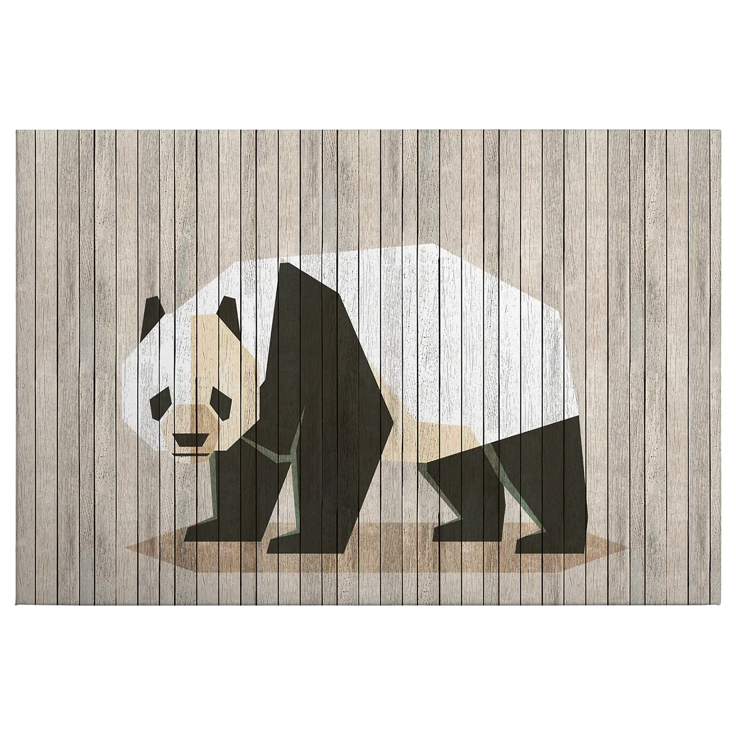 Leinwandbild Panda Born Be Wild To